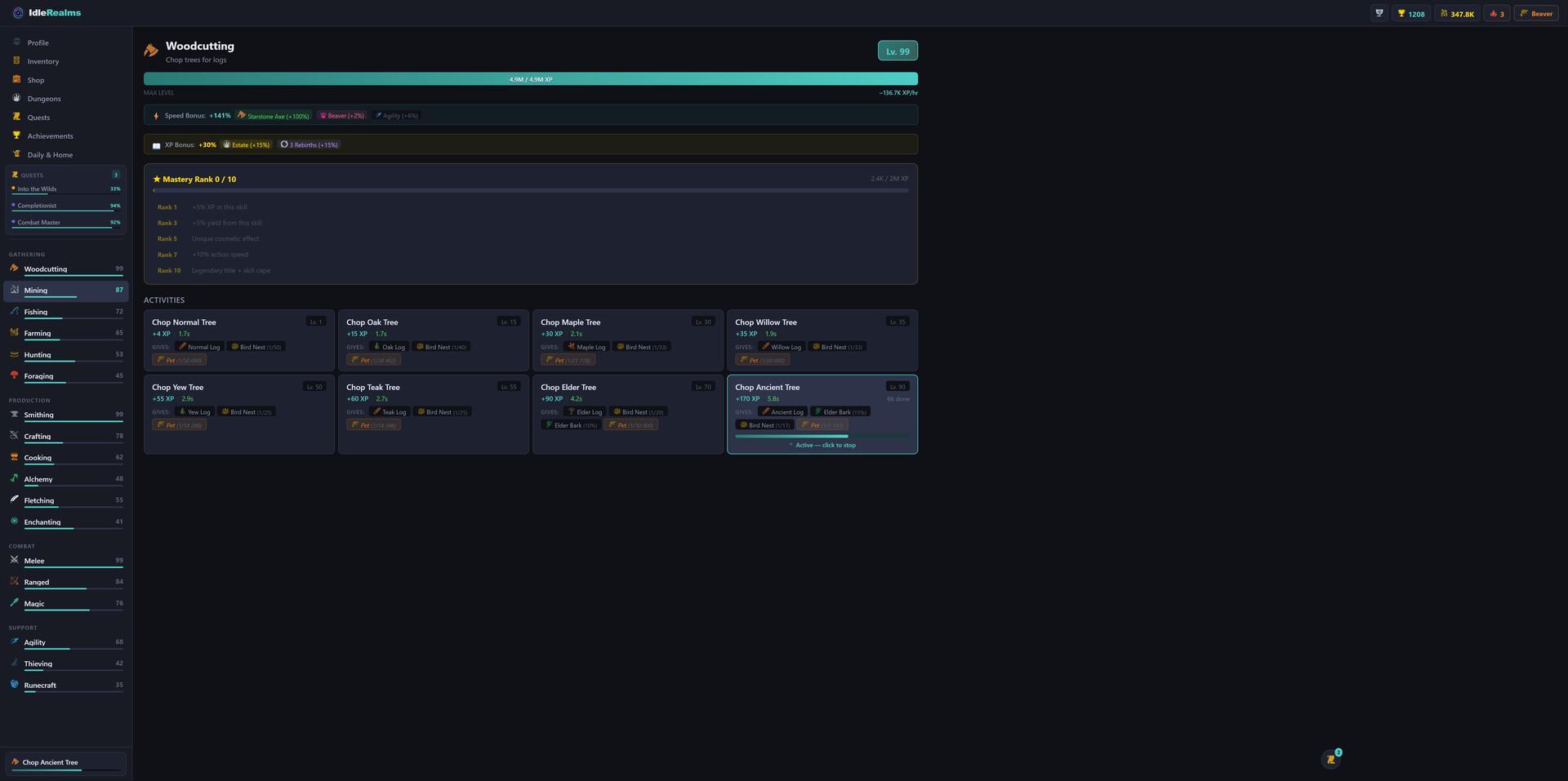 Idle Realms: The Eternal Spire بي سي ستيم كود رقمي