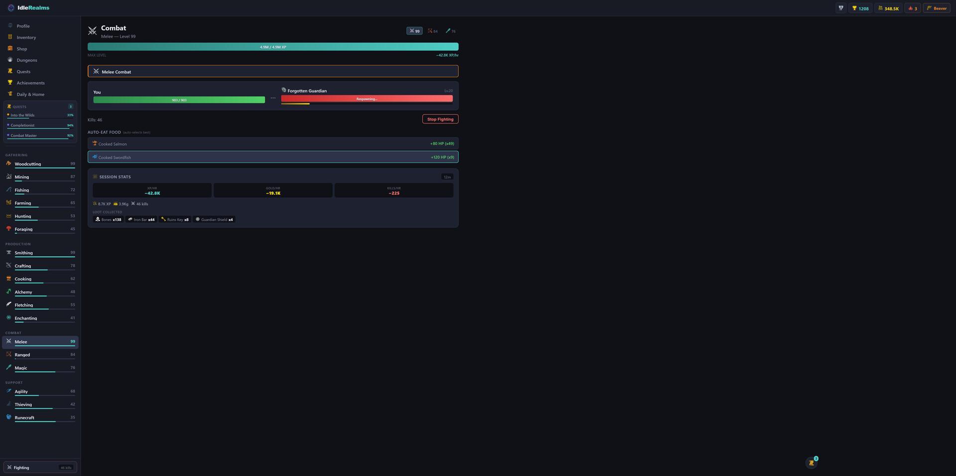 Idle Realms: The Eternal Spire بي سي ستيم كود رقمي