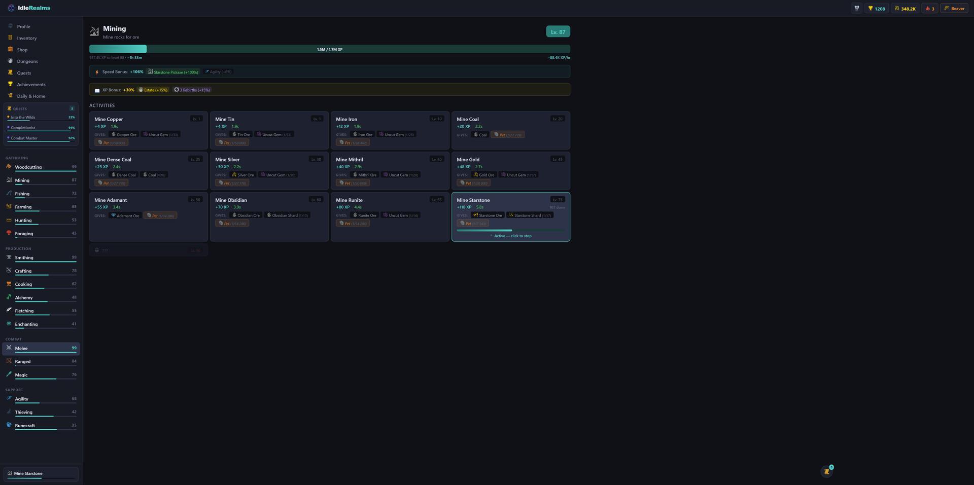 Idle Realms: The Eternal Spire بي سي ستيم كود رقمي