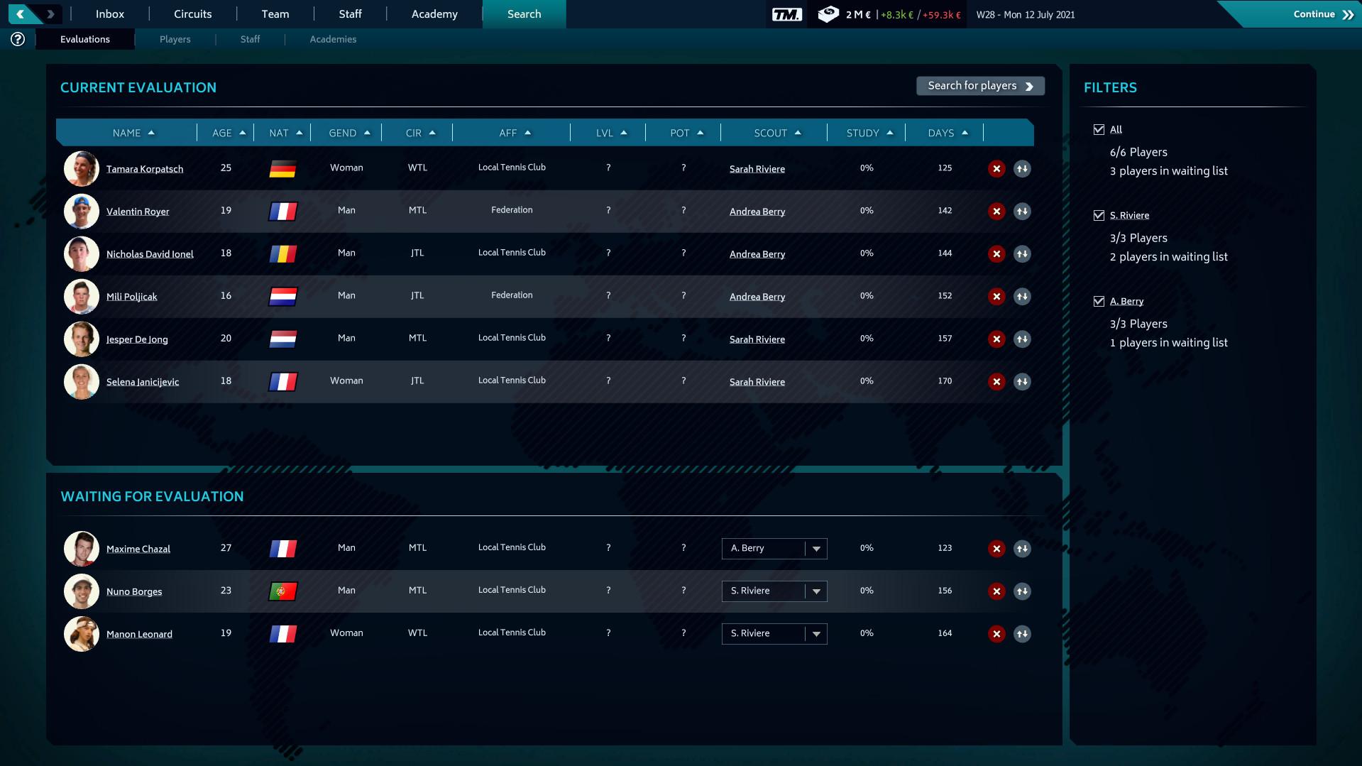Tennis Manager 2021 اوروبي V2 رابط هديه ستيم