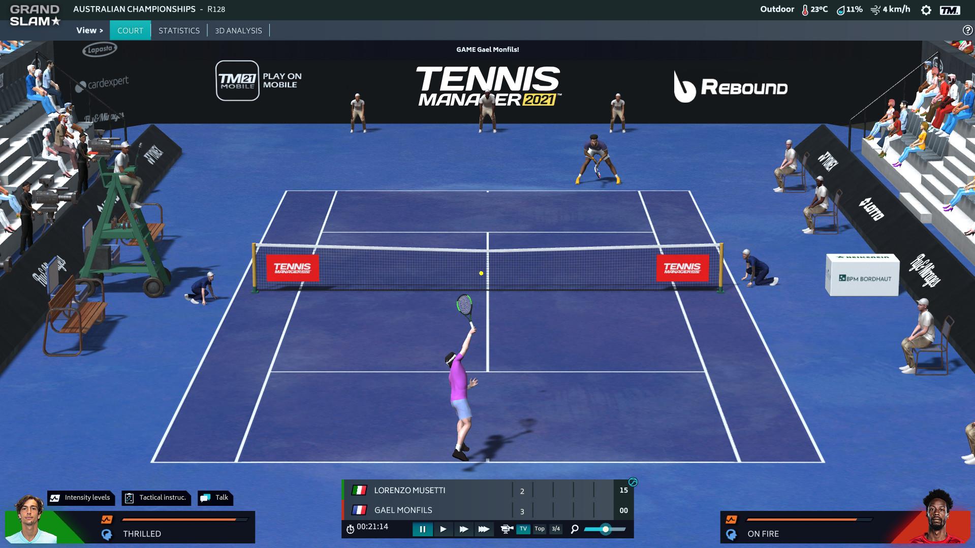 Tennis Manager 2021 اوروبي V2 رابط هديه ستيم