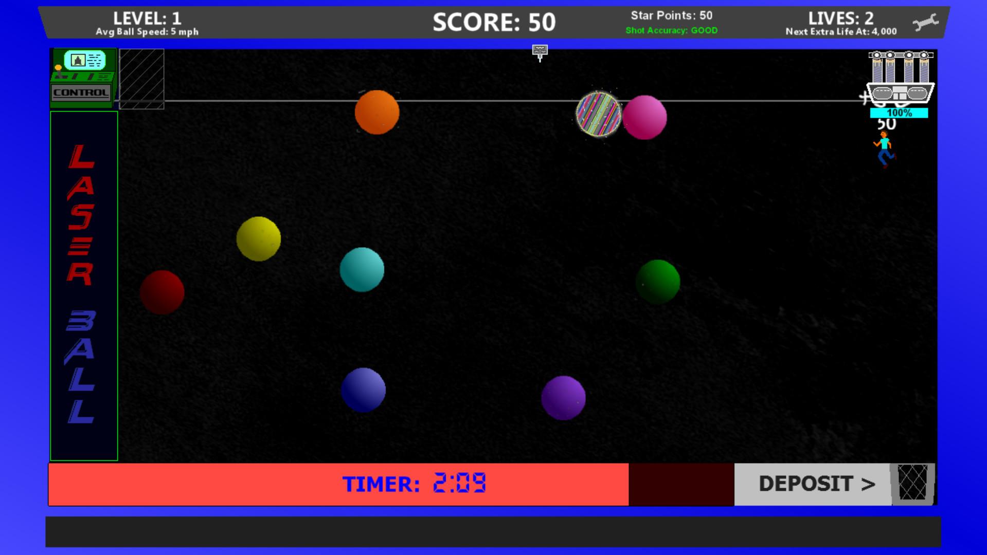 Laser Ball ستيم كود رقمي