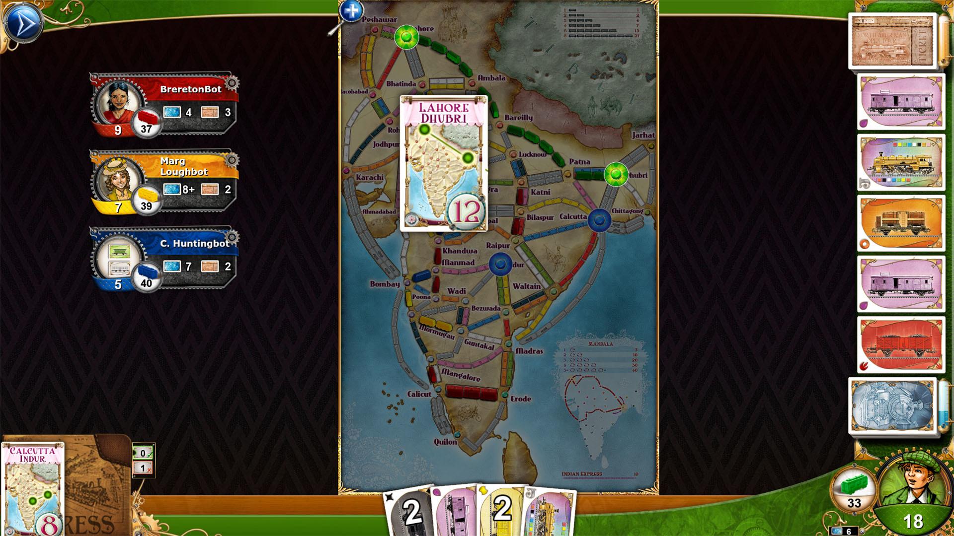 Ticket To Ride: Classic اصدار - India DLC ستيم كود رقمي