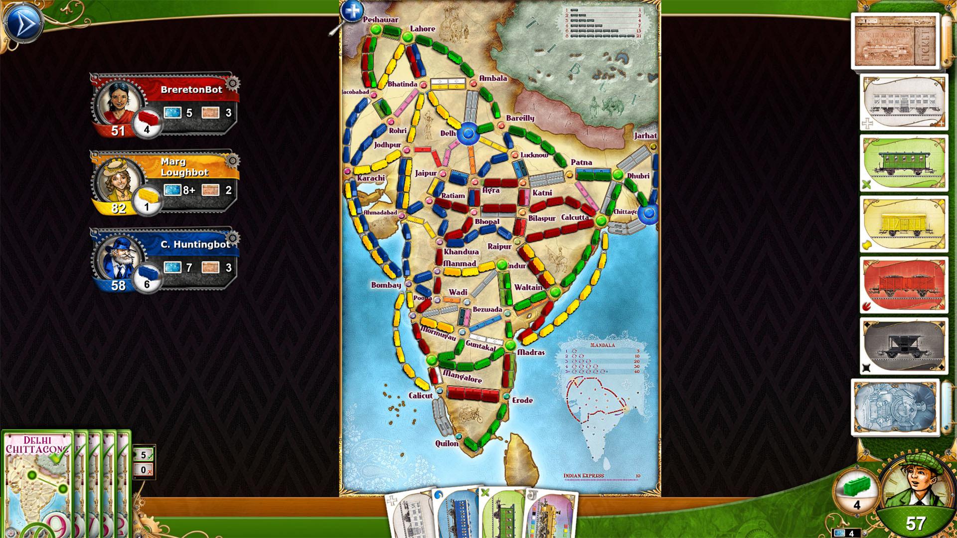 Ticket To Ride: Classic اصدار - India DLC ستيم كود رقمي