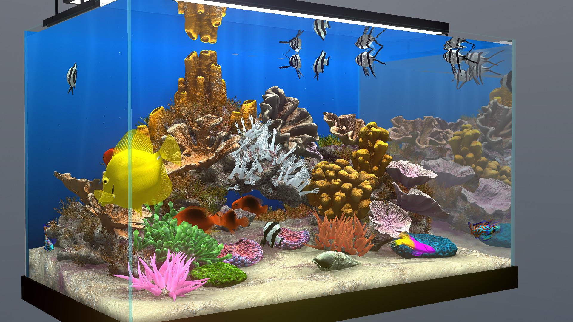 Behind Glass: Aquarium Simulator ستيم كود رقمي