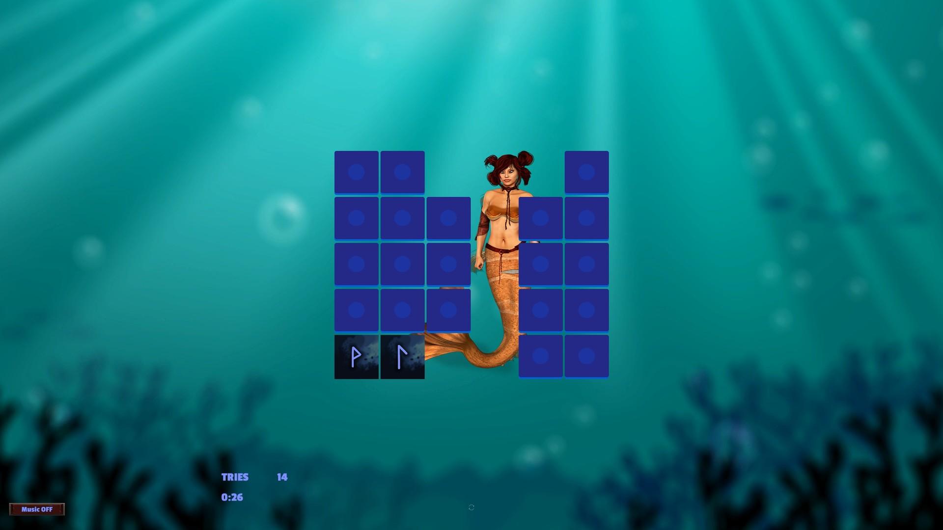 Memory Puzzle - Mystery Mermaids بي سي ستيم كود رقمي