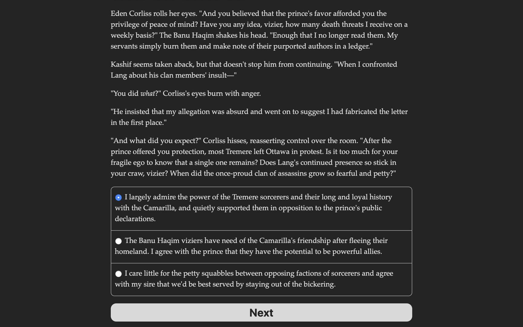 Vampire: The Masquerade — Parliament Of Knives ستيم كود رقمي