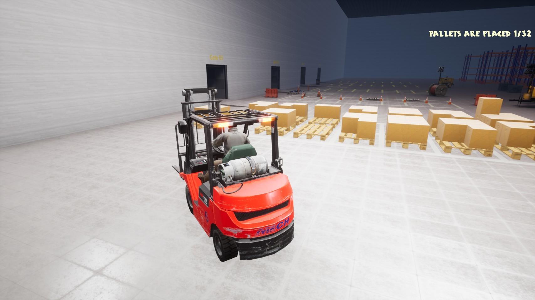 Warehouse Simulator: Forklift Driver ستيم كود رقمي
