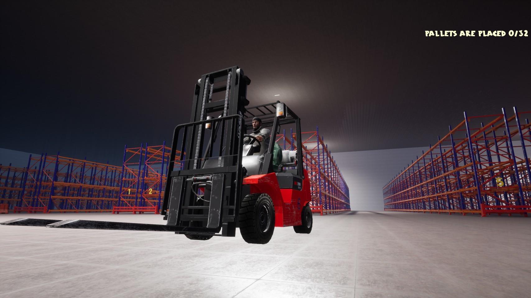 Warehouse Simulator: Forklift Driver ستيم كود رقمي