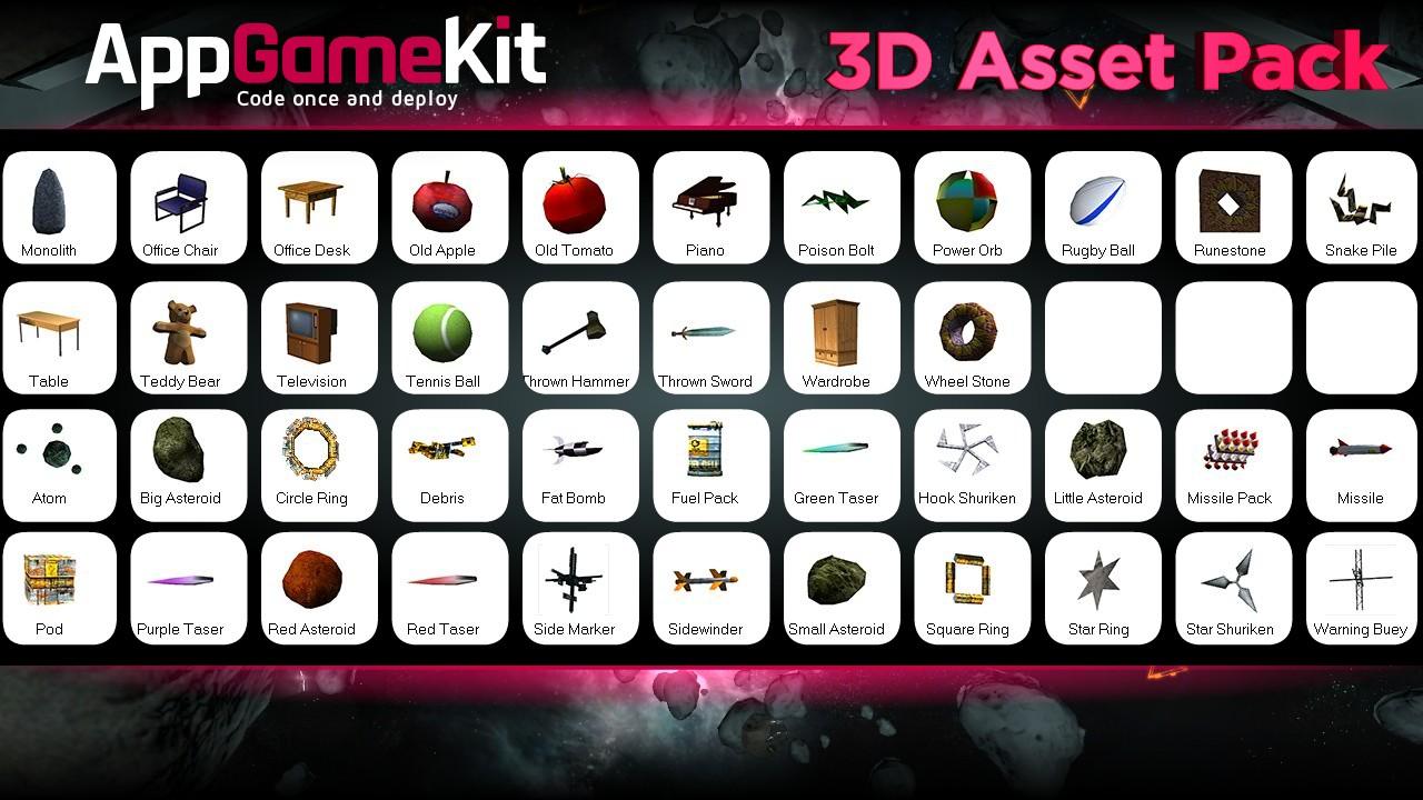AppGameKit - 3D Asset Pack DLC ستيم كود رقمي