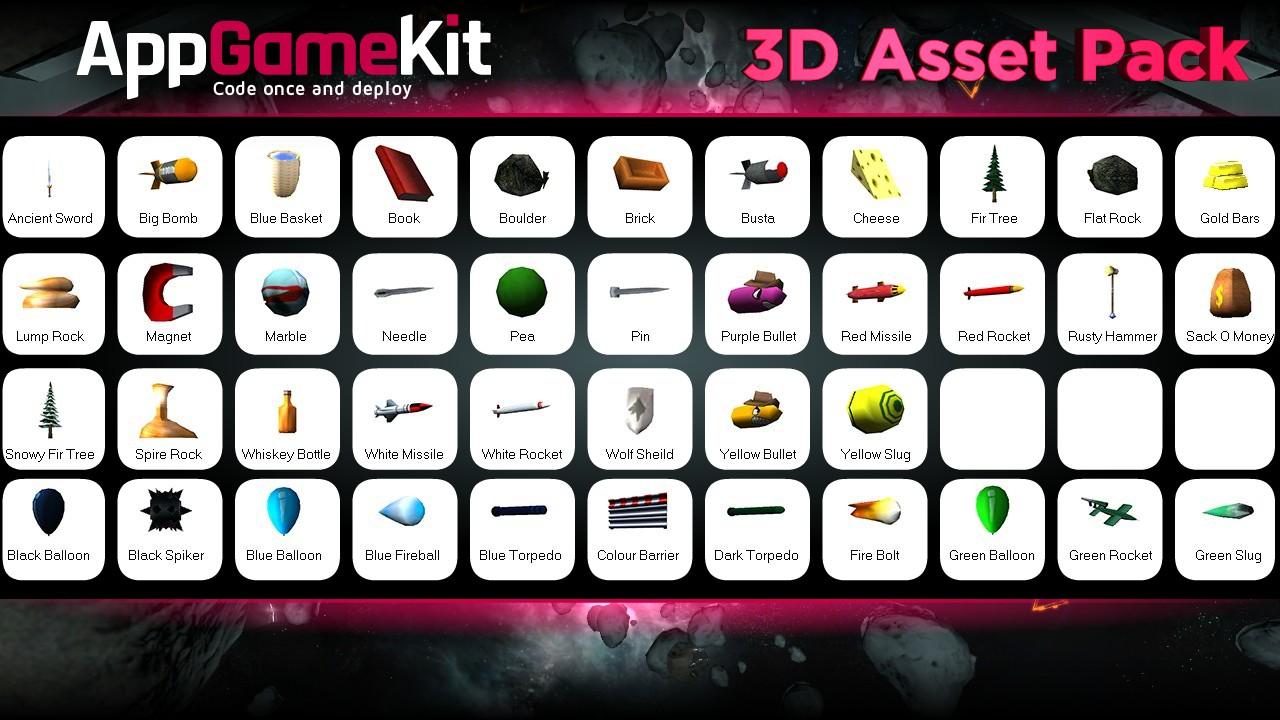 AppGameKit - 3D Asset Pack DLC ستيم كود رقمي