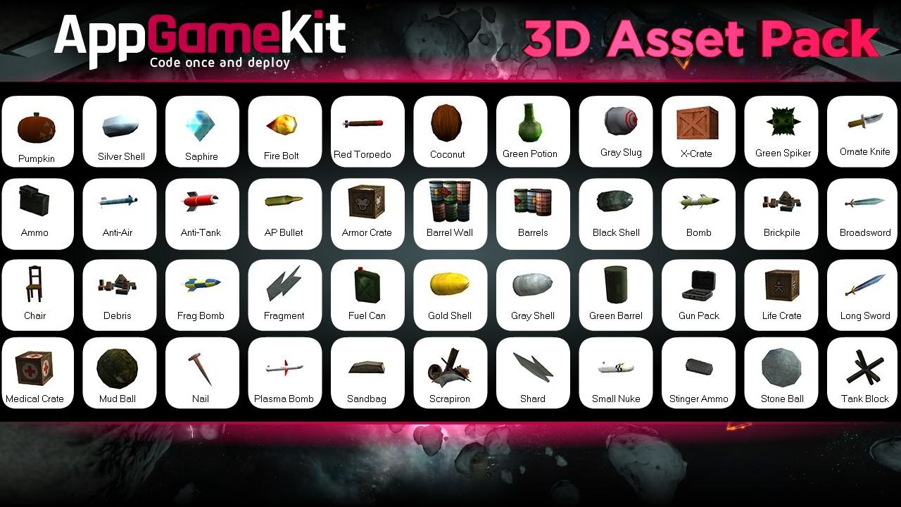 AppGameKit - 3D Asset Pack DLC ستيم كود رقمي