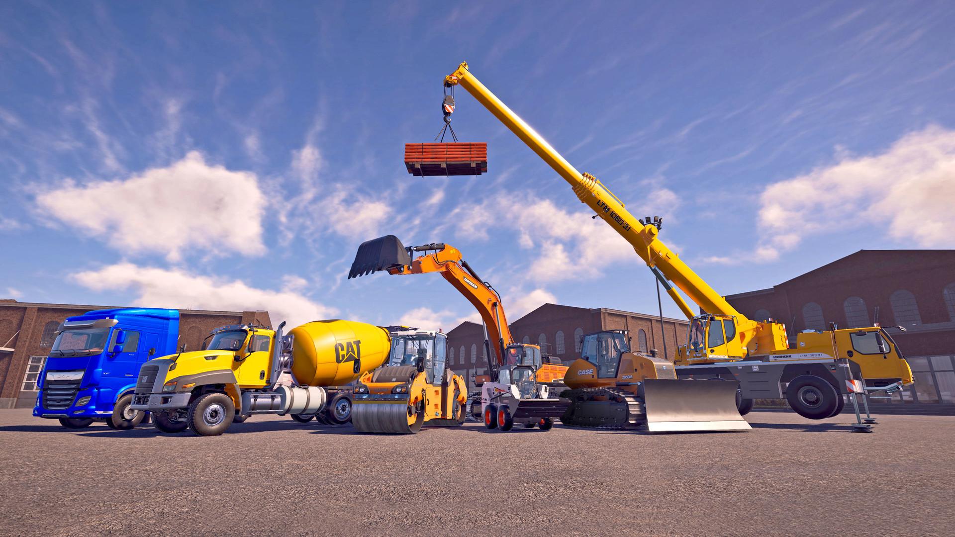 Construction Simulator Extended اصدار اوروبي بي سي ستيم كود رقمي