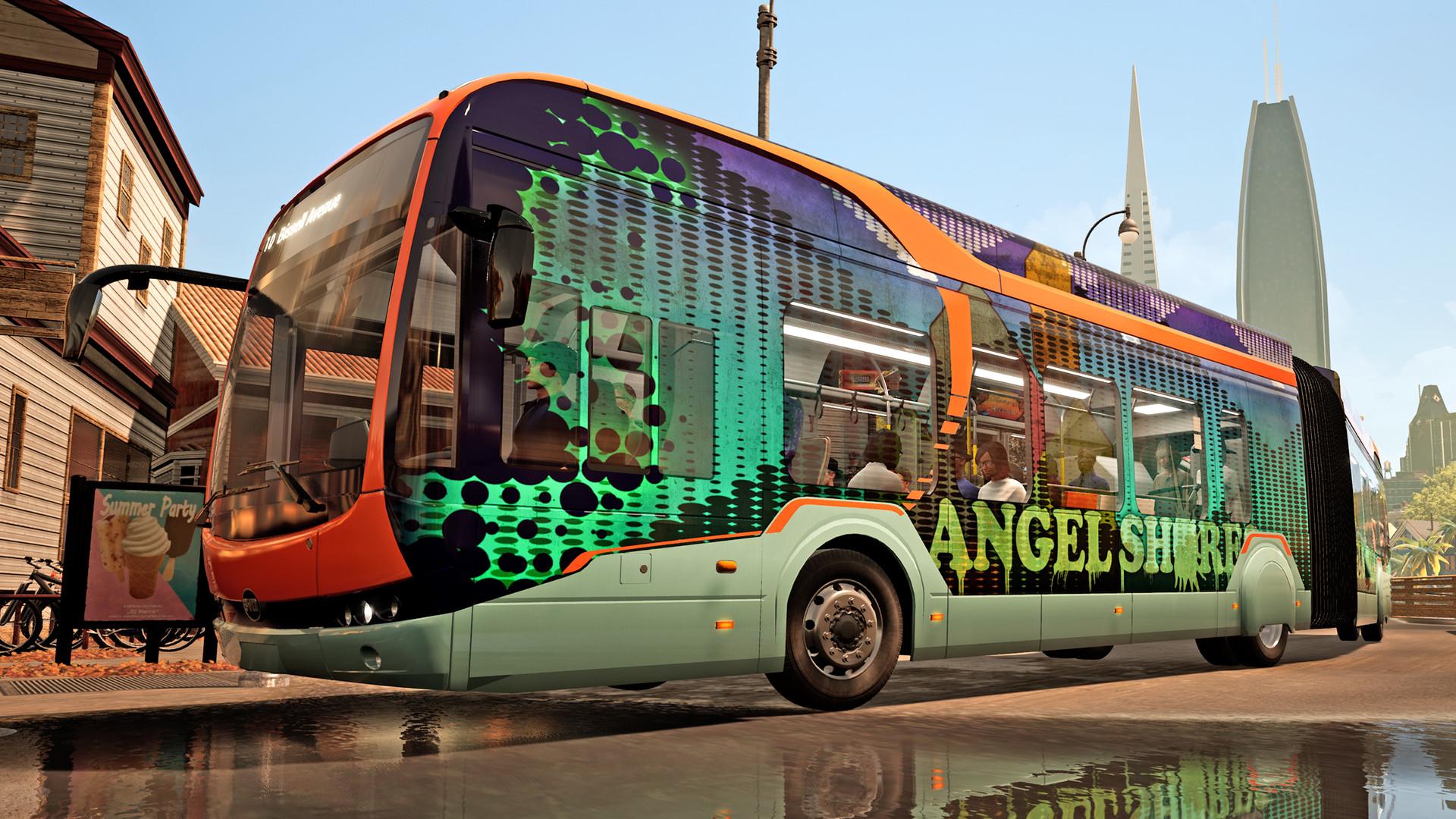 Bus Simulator 21 - Angel Shores Insider Skin Pack DLC بي سي ستيم كود رقمي