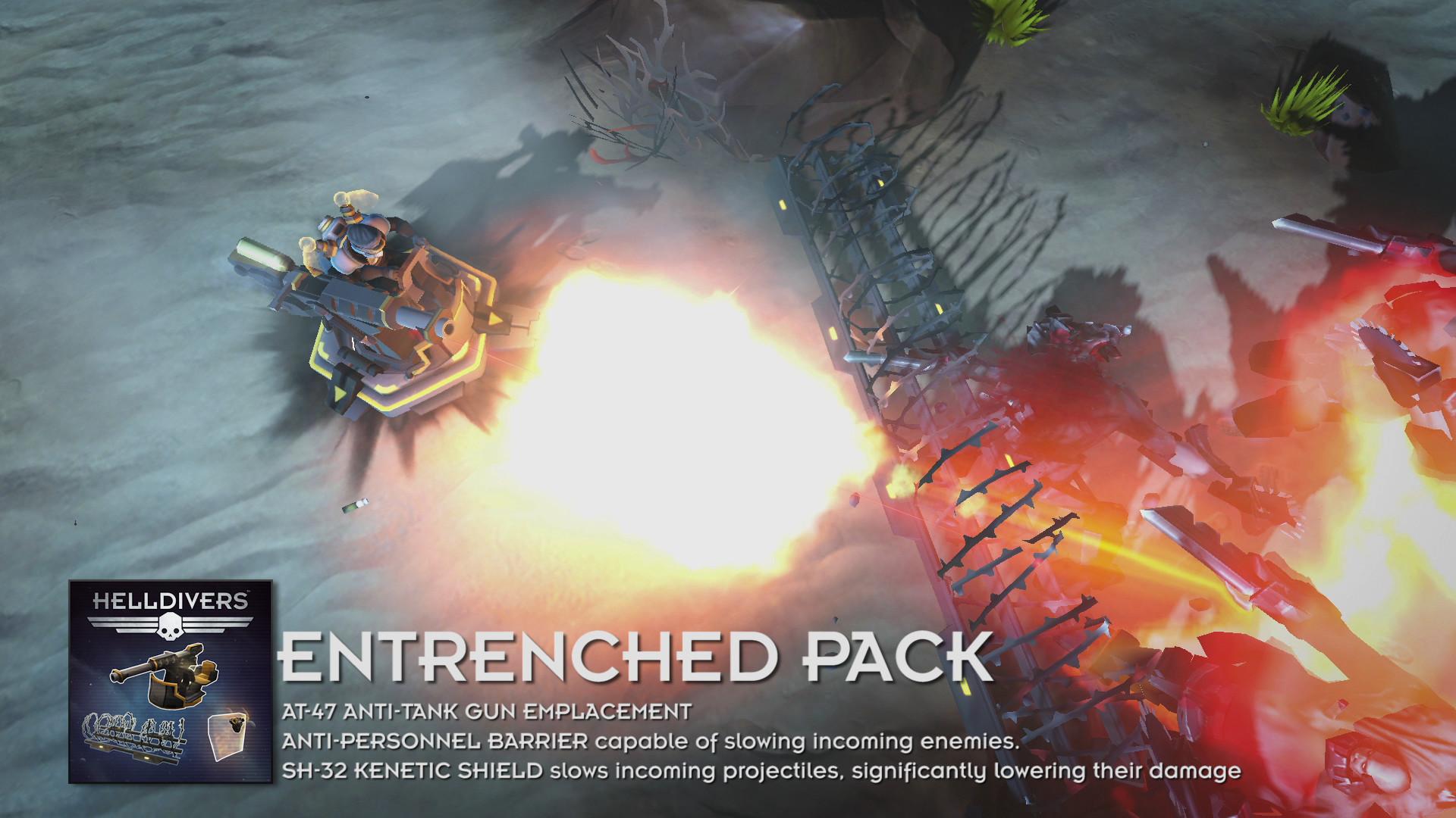 HELLDIVERS - Entrenched Pack DLC بي سي ستيم كود رقمي