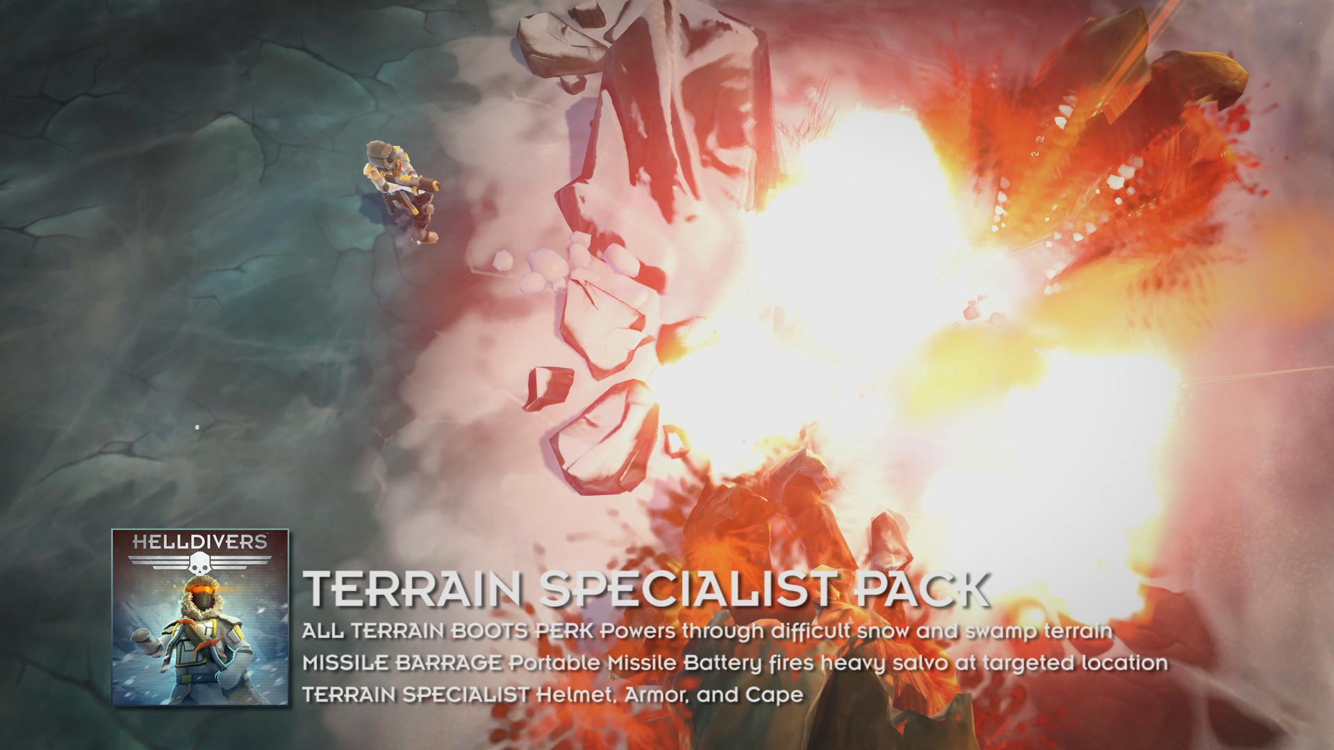 HELLDIVERS - Terrain Specialist Pack DLC بي سي ستيم كود رقمي