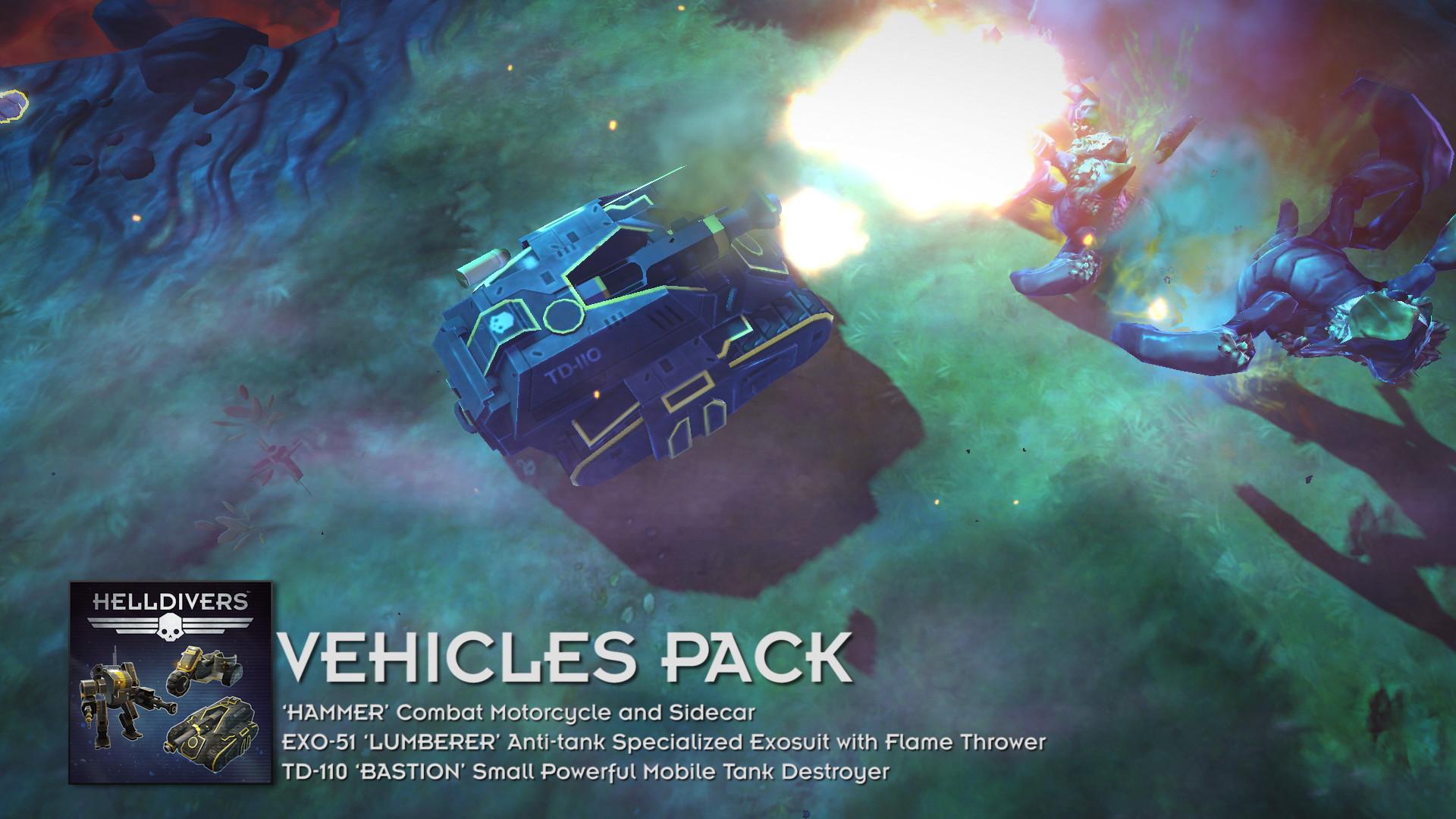HELLDIVERS - Vehicles Pack DLC بي سي ستيم كود رقمي