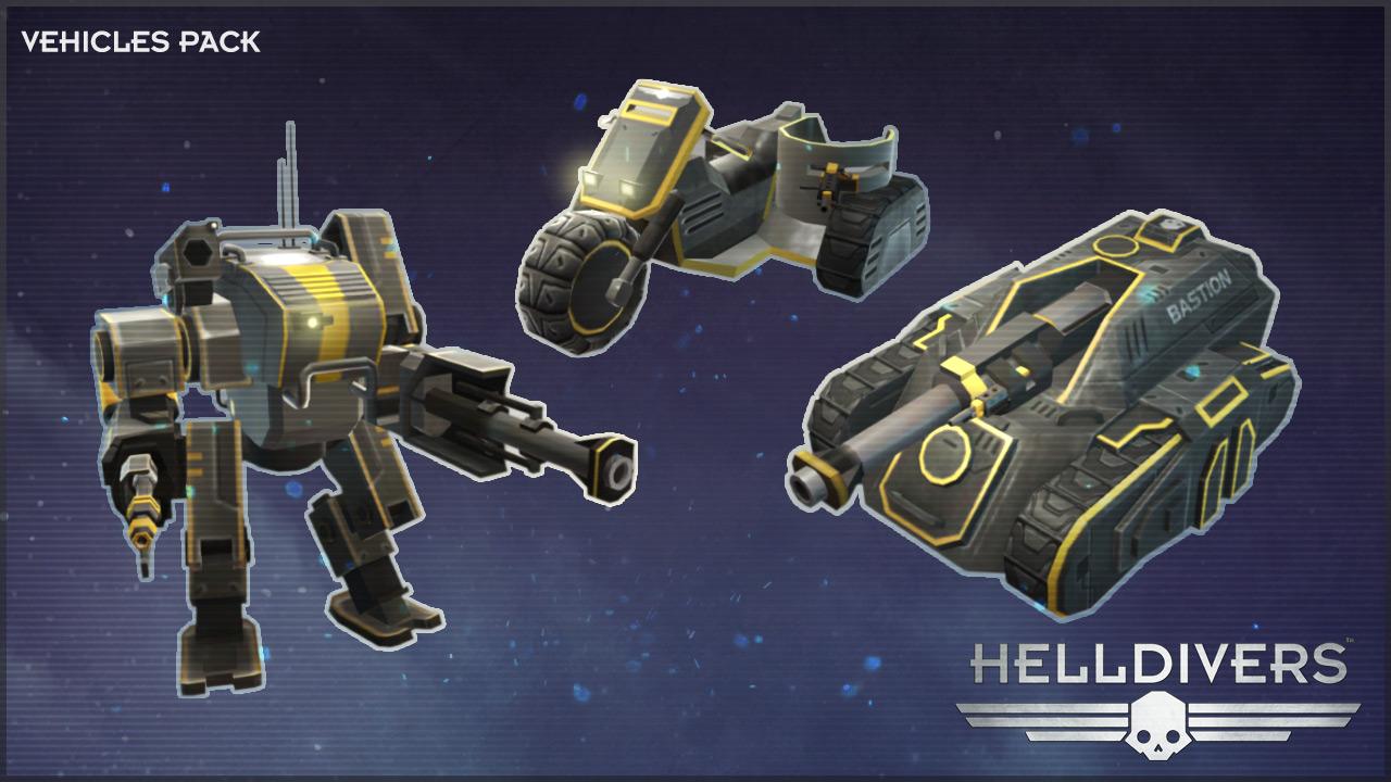 HELLDIVERS - Vehicles Pack DLC بي سي ستيم كود رقمي