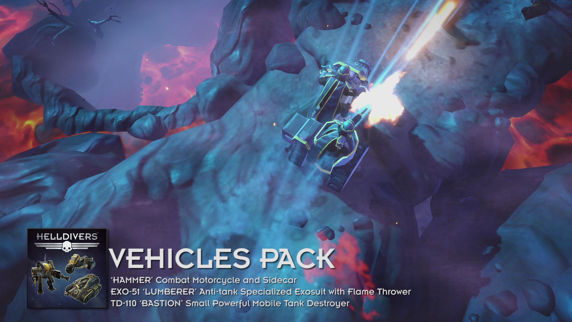 HELLDIVERS - Vehicles Pack DLC بي سي ستيم كود رقمي