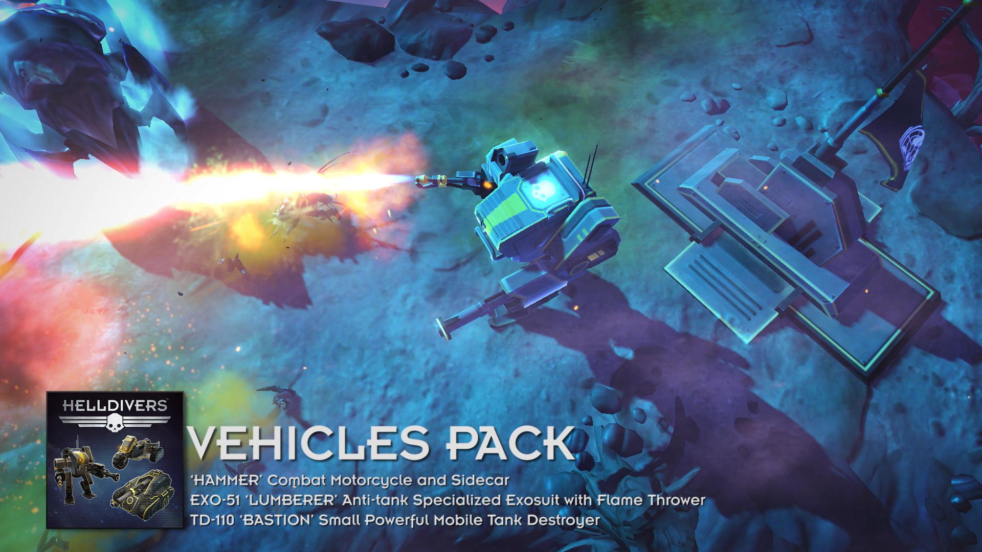 HELLDIVERS - Vehicles Pack DLC بي سي ستيم كود رقمي