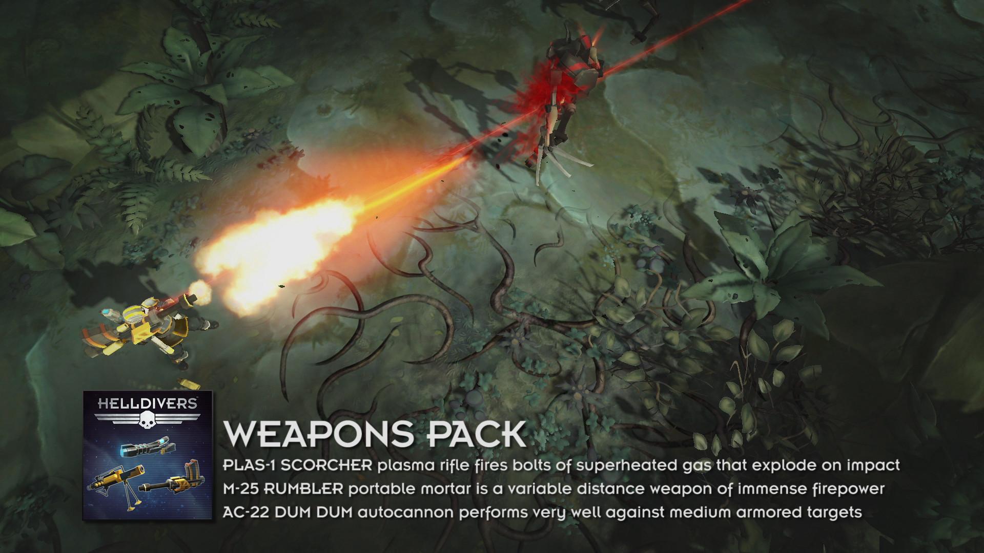 HELLDIVERS - Weapons Pack DLC بي سي ستيم كود رقمي