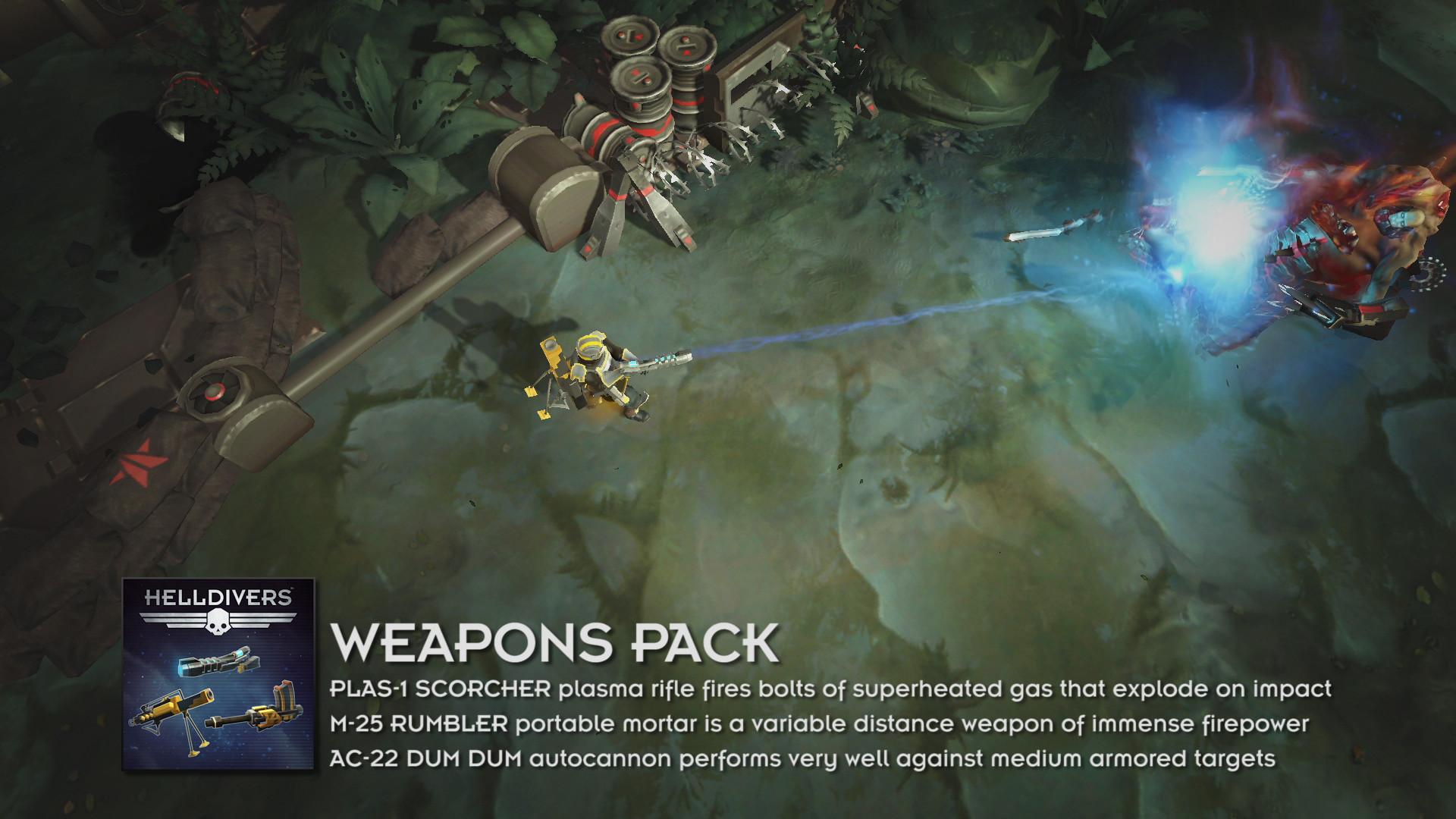 HELLDIVERS - Weapons Pack DLC بي سي ستيم كود رقمي