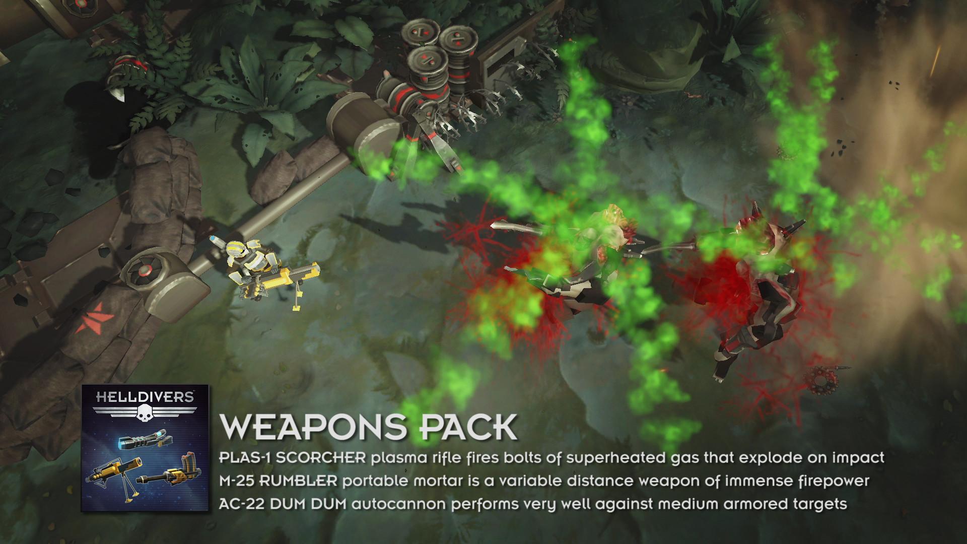 HELLDIVERS - Weapons Pack DLC بي سي ستيم كود رقمي