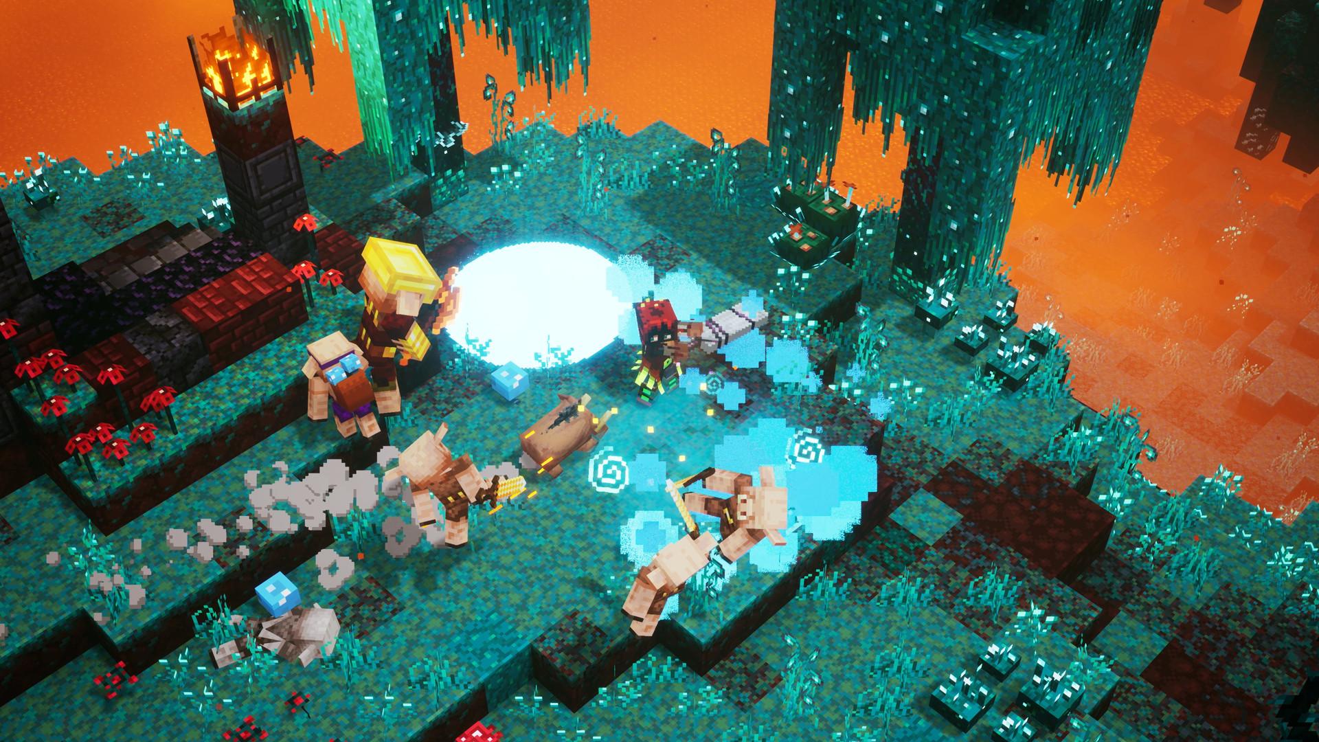 Minecraft Dungeons - Flames Of The Nether DLC بي سي كود رقمي