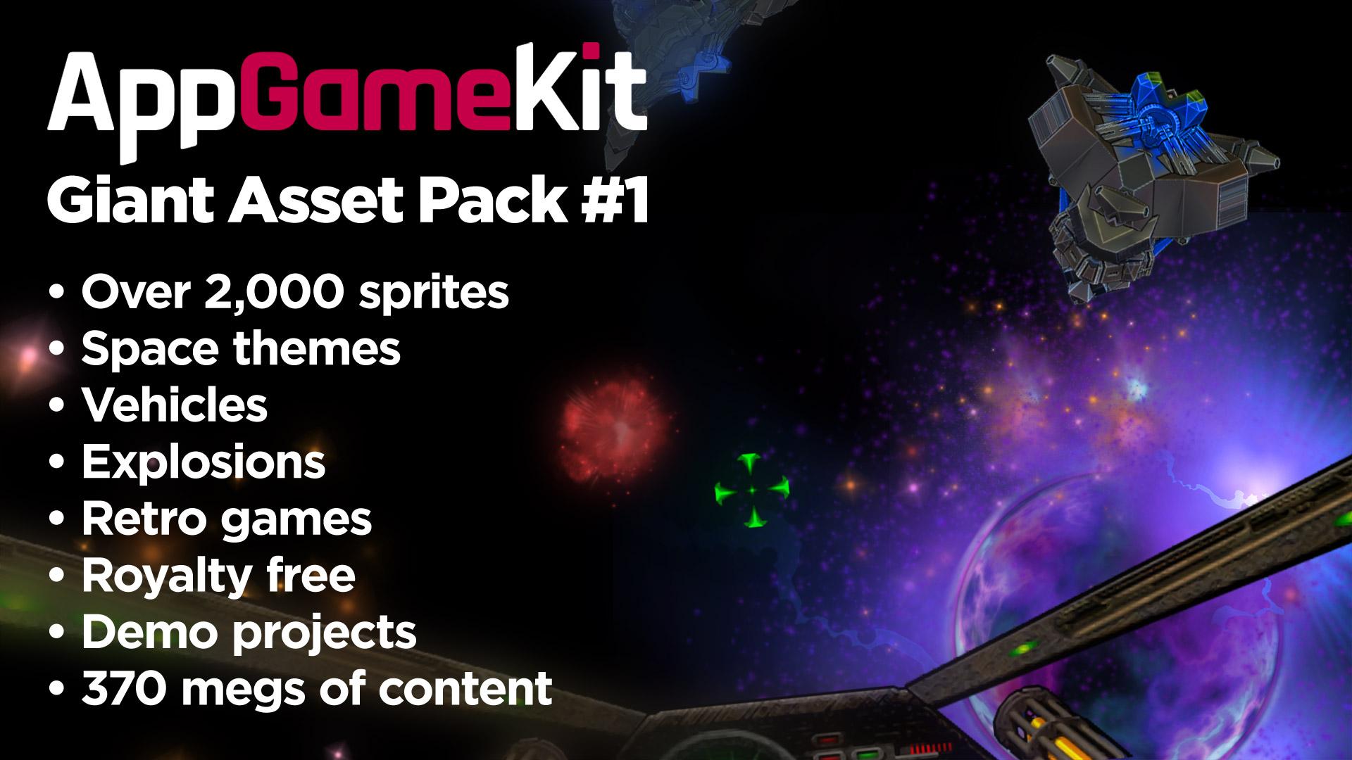 AppGameKit Classic - Giant Asset Pack 1 DLC اوروبي ستيم كود رقمي