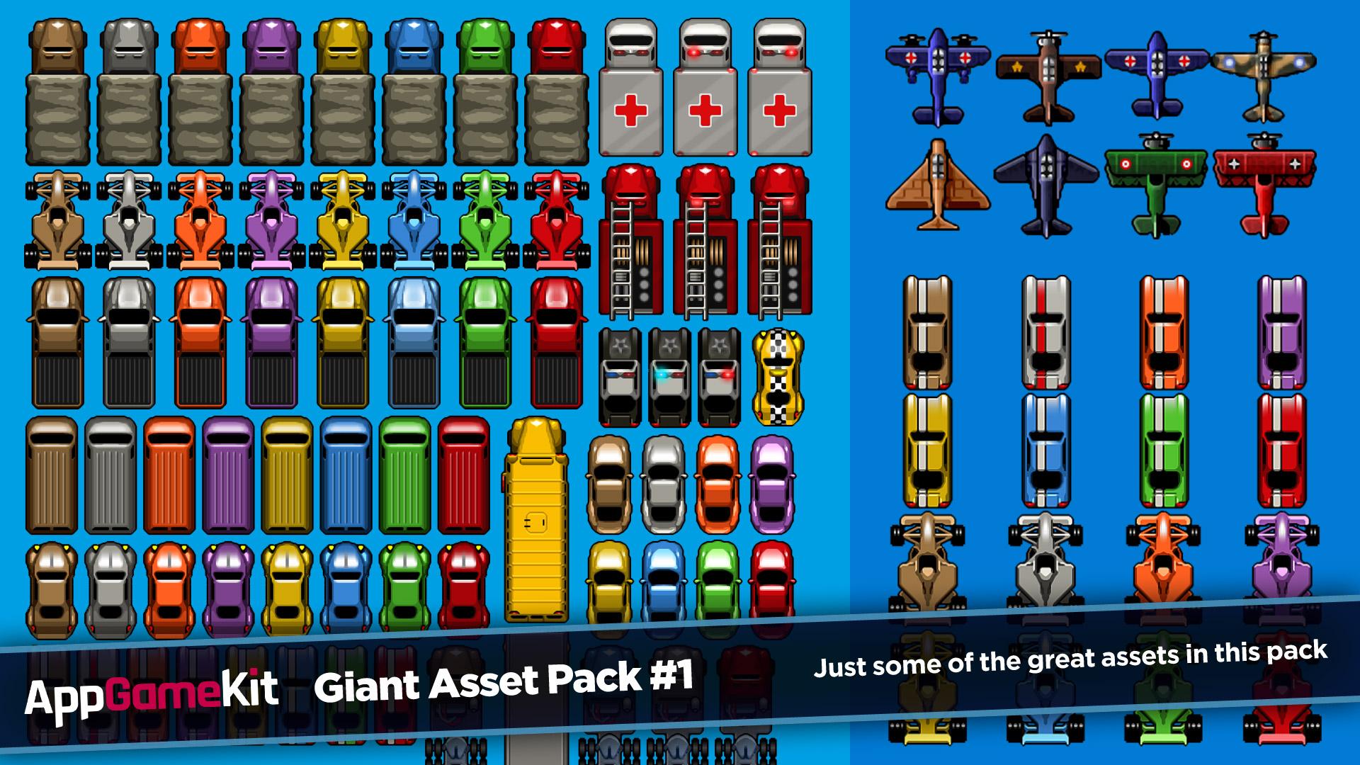 AppGameKit Classic - Giant Asset Pack 1 DLC اوروبي ستيم كود رقمي