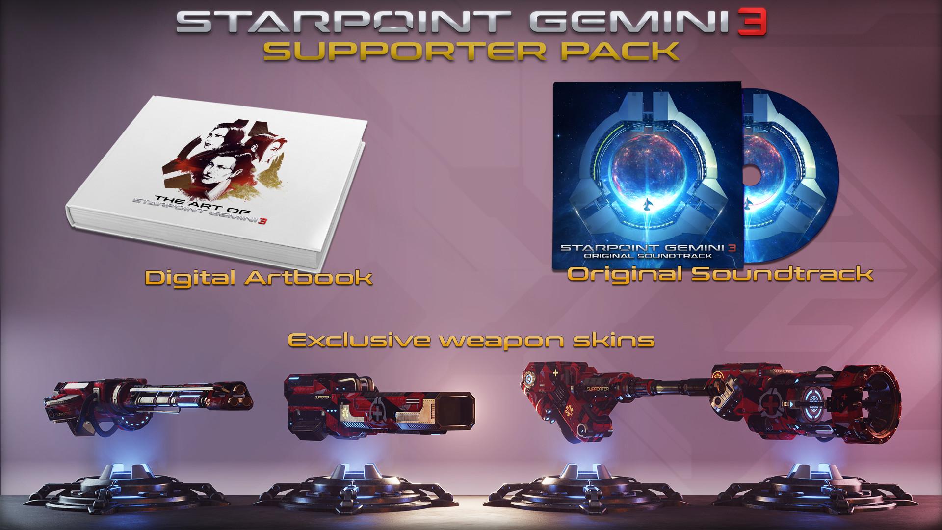 Starpoint Gemini 3 - Supporter Pack DLC ستيم كود رقمي