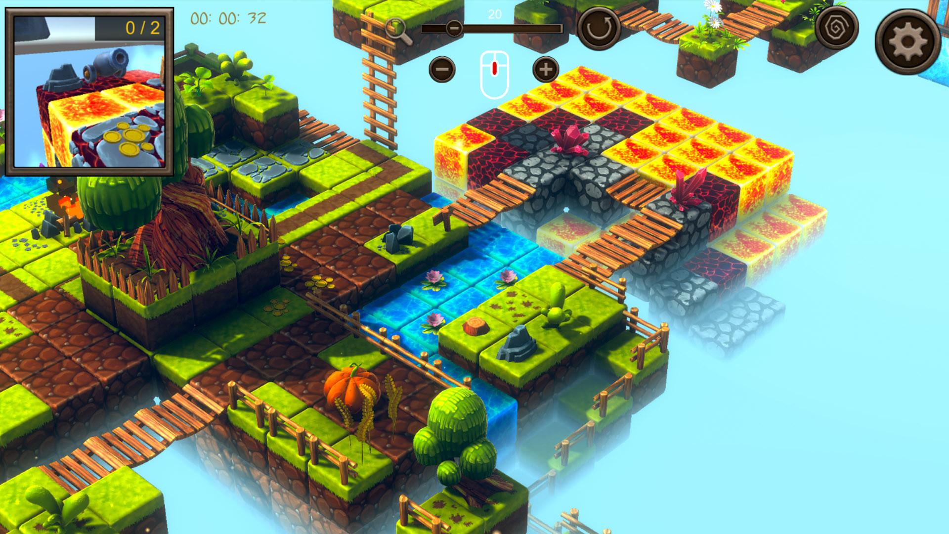 Hidden Cube World Top-Down 3D ستيم كود رقمي