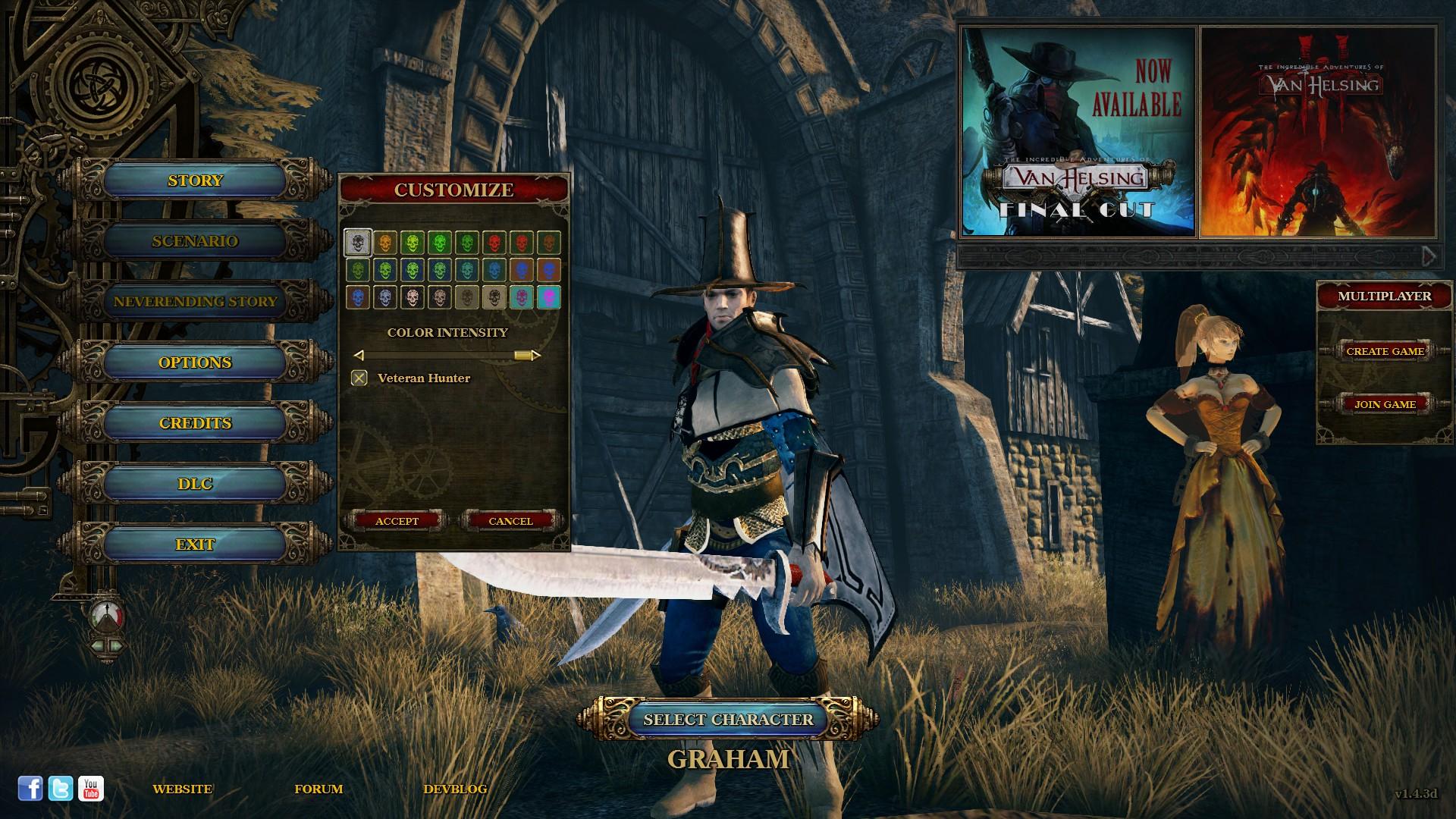 The Incredible Adventures Of Van Helsing - Veteran Multiplayer Skin DLC ستيم كود رقمي