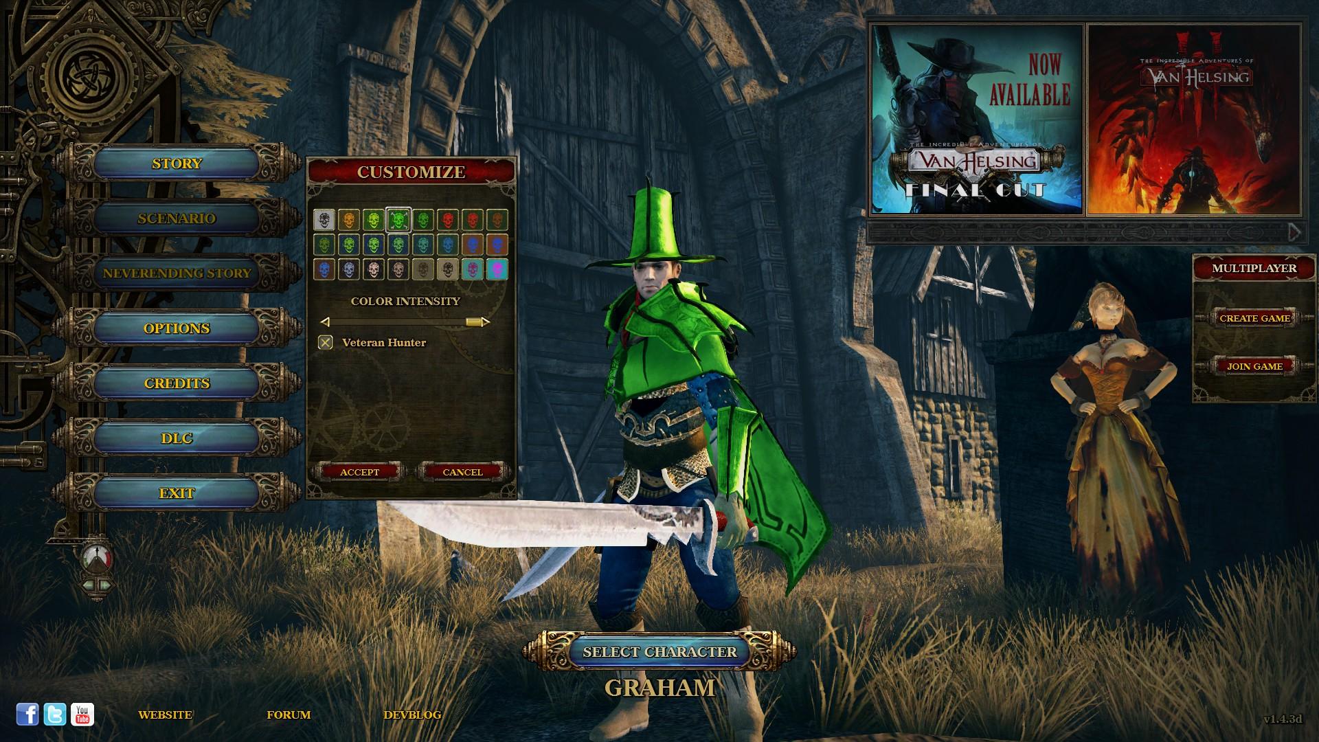 The Incredible Adventures Of Van Helsing - Veteran Multiplayer Skin DLC ستيم كود رقمي