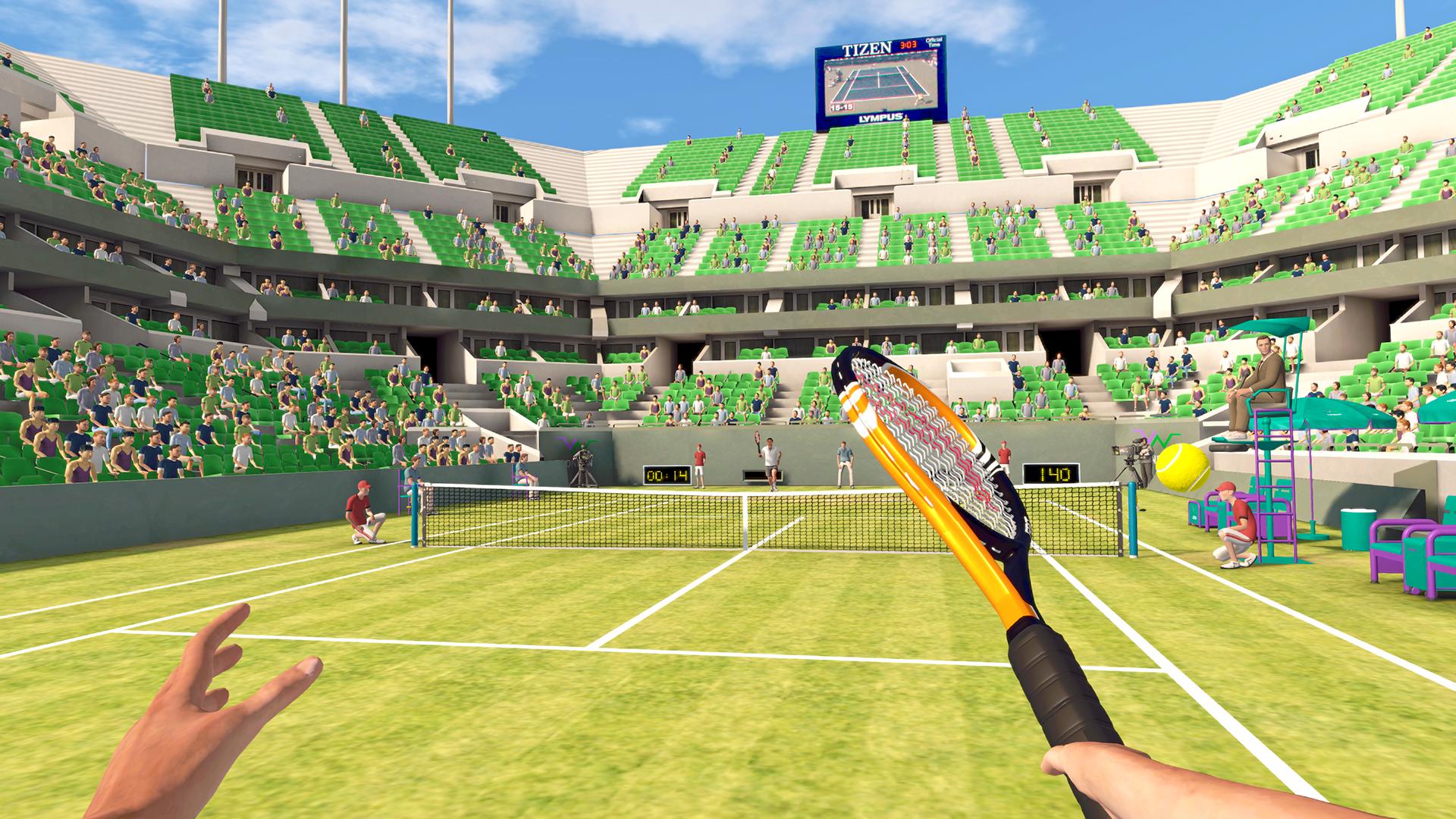 First Person Tennis - The Real Tennis Simulator اوروبي V2 رابط هديه ستيم