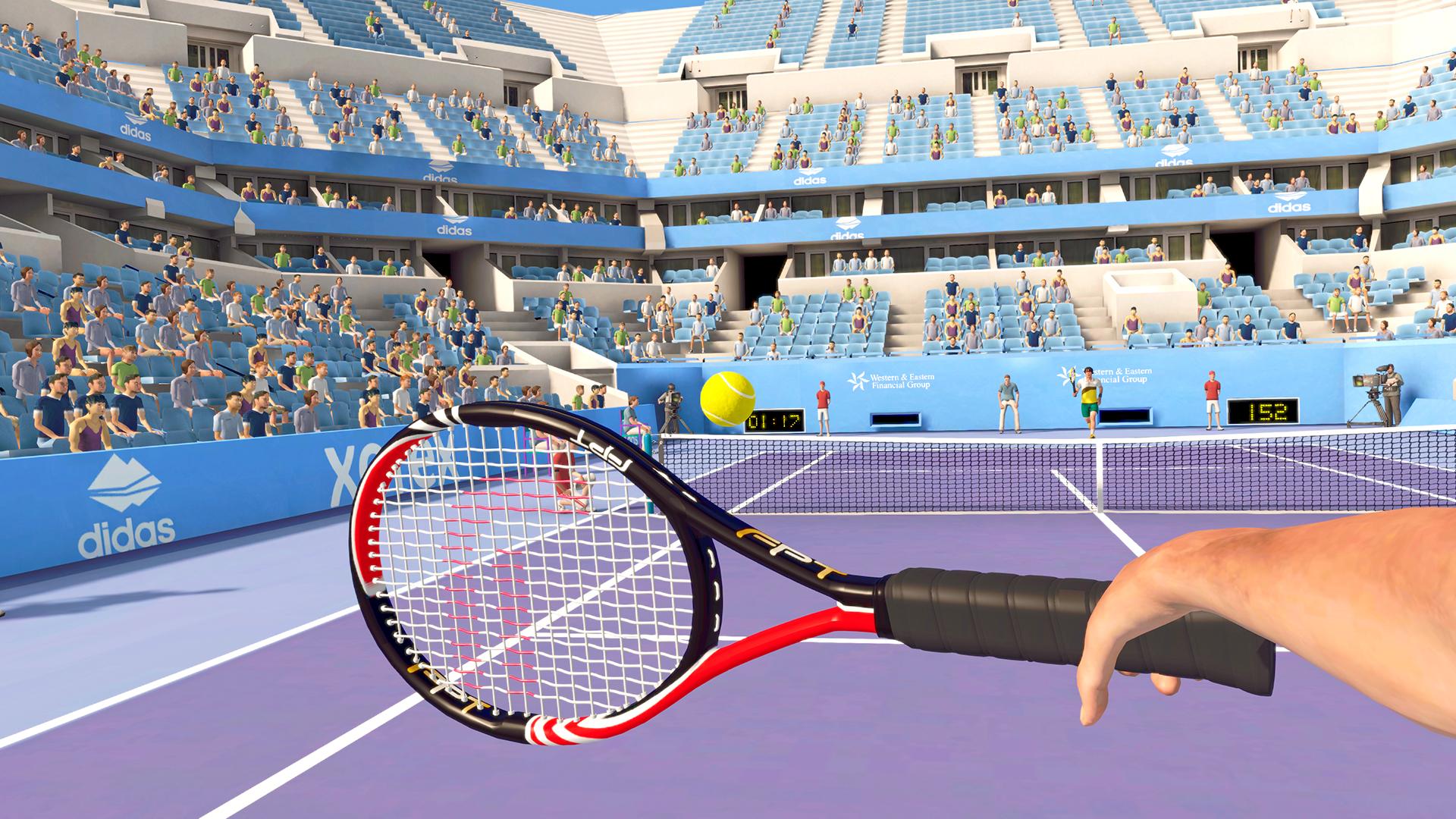 First Person Tennis - The Real Tennis Simulator اوروبي V2 رابط هديه ستيم