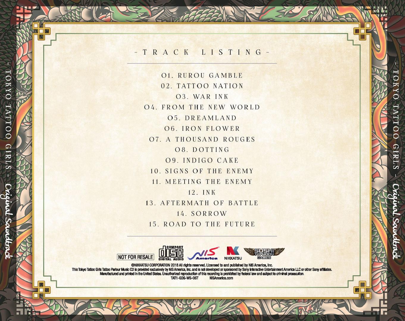 Tokyo Tattoo Girls - Digital Soundtrack DLC ستيم كود رقمي