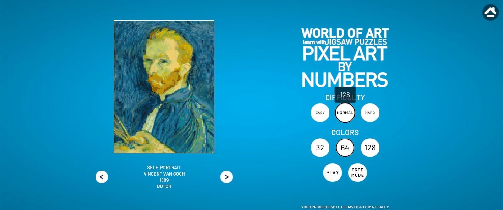 World Of Art - Learn With Jigsaw Puzzles: PIXEL ART BY NUMBERS DLC ستيم كود رقمي