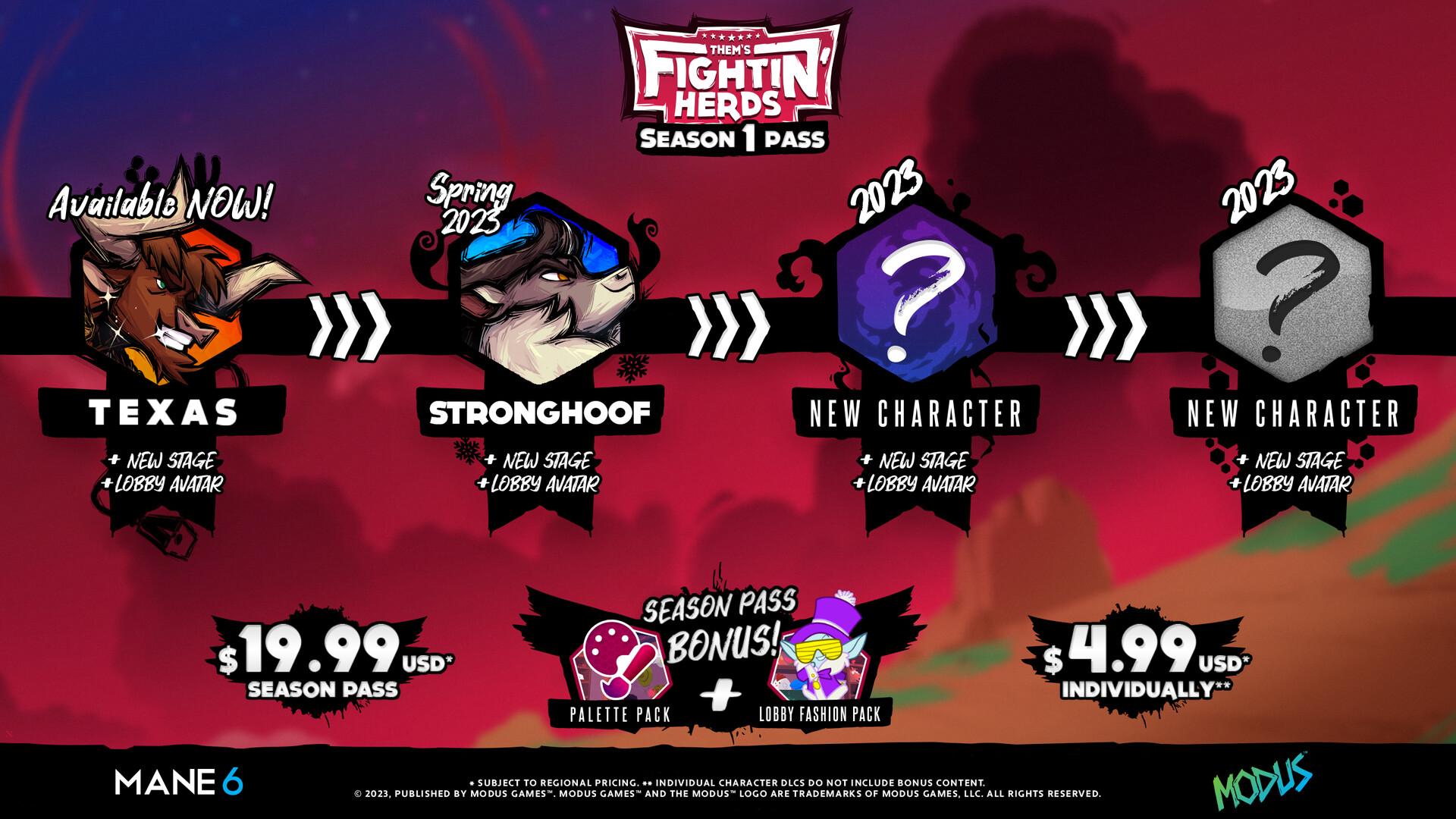 Them'S Fightin' Herds - Season 1 Pass DLC ستيم كود رقمي