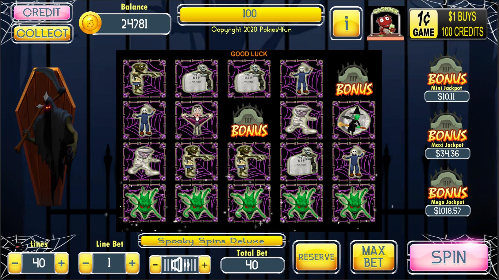 Spooky Spins ديلوكس ستيم اصدار ستيم كود رقمي