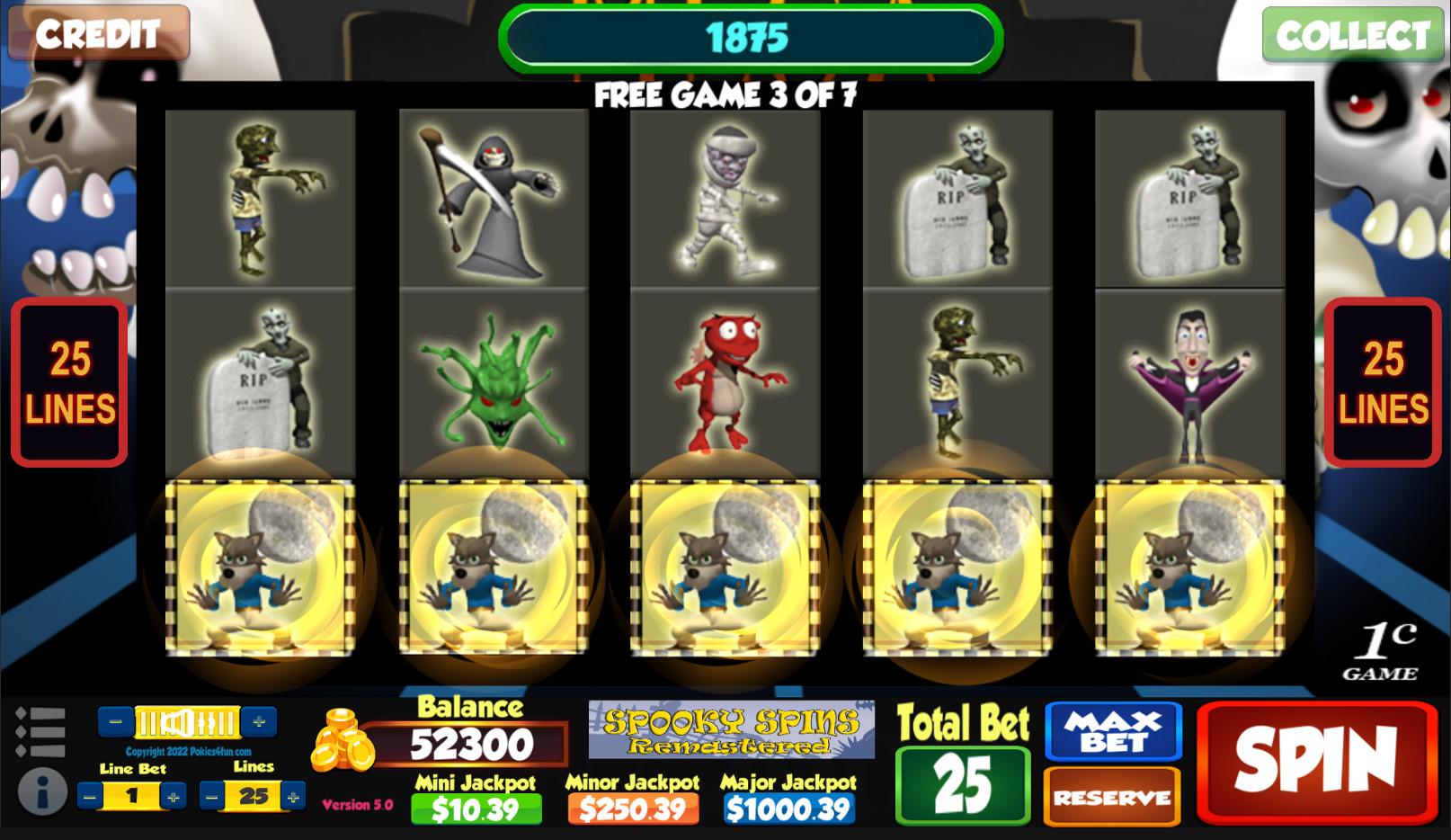 Spooky Spins ريماستر - Casino Slot Simulations ستيم كود رقمي