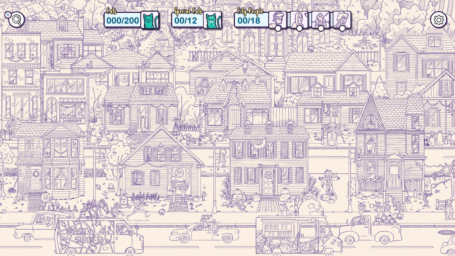 Hidden Cats In Spooky Town ستيم كود رقمي