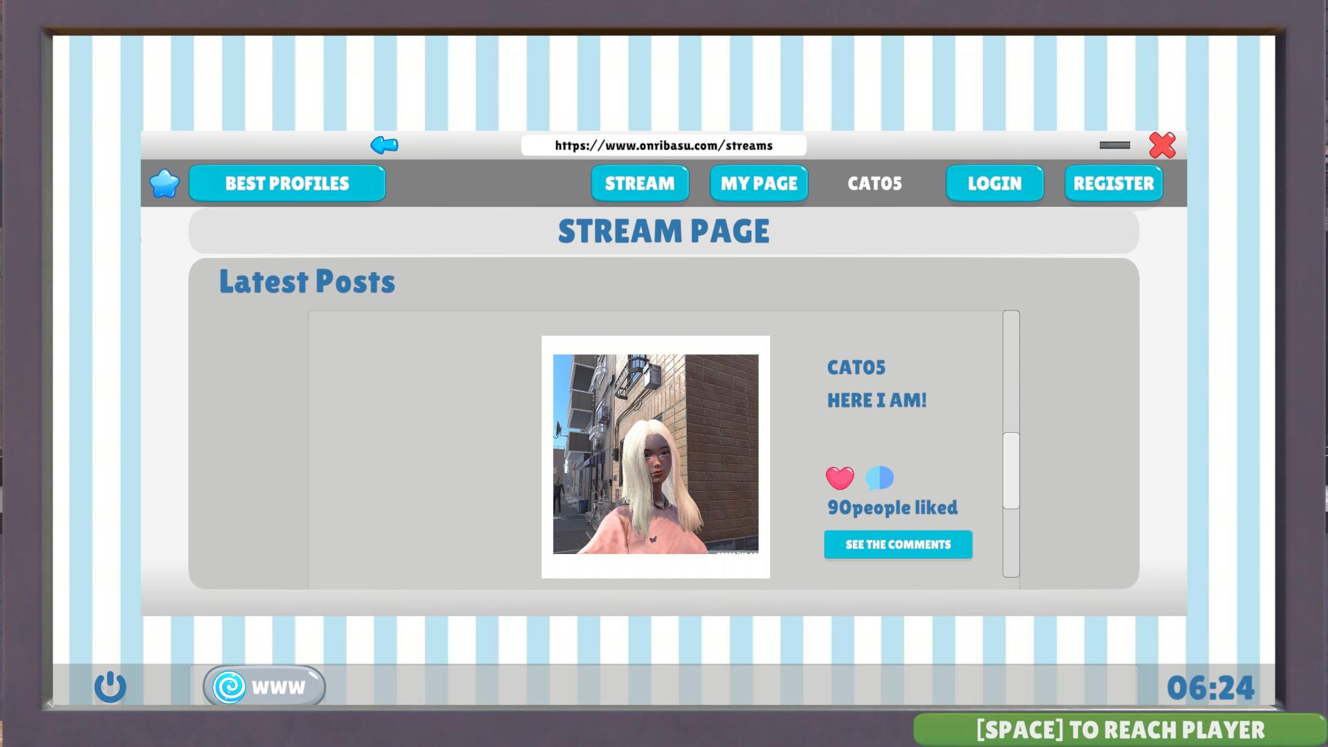 Streamer Girl Simulator بي سي ستيم كود رقمي