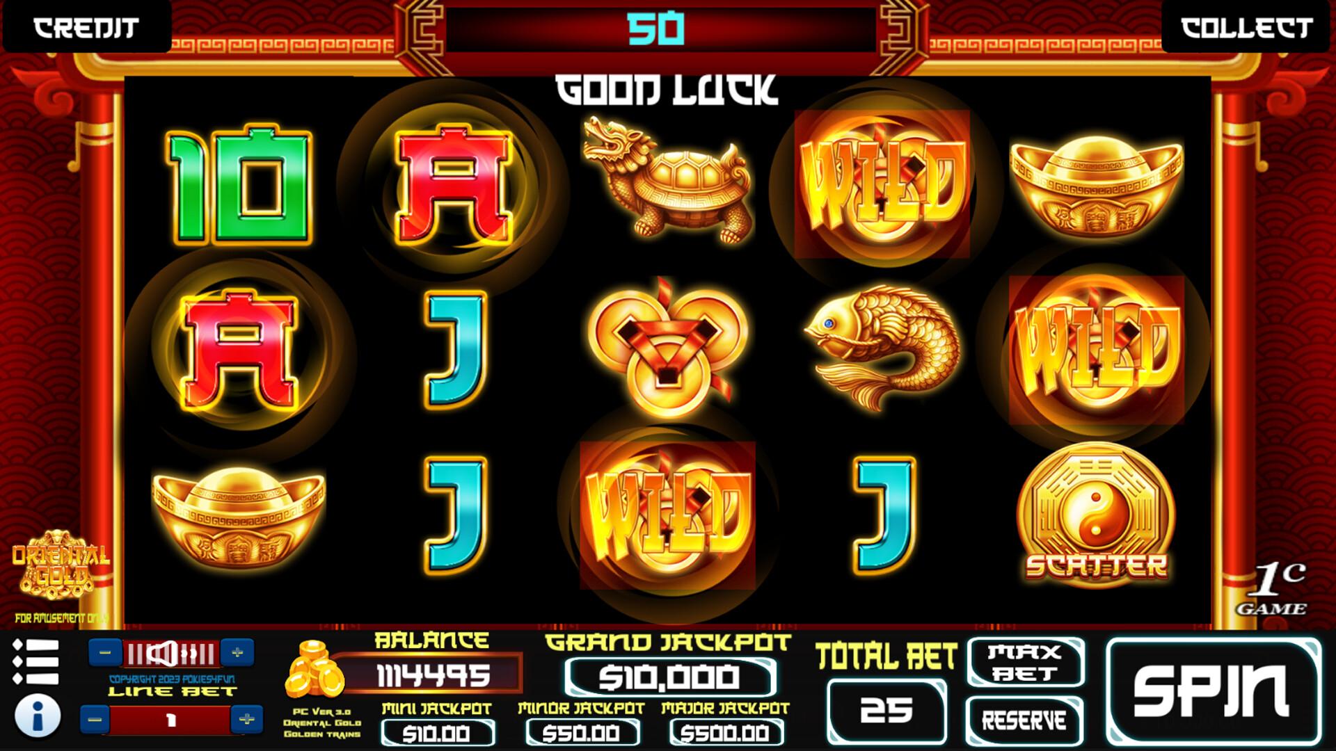 Oriental Gold : Golden Trains اصدار - Slots DLC ستيم كود رقمي