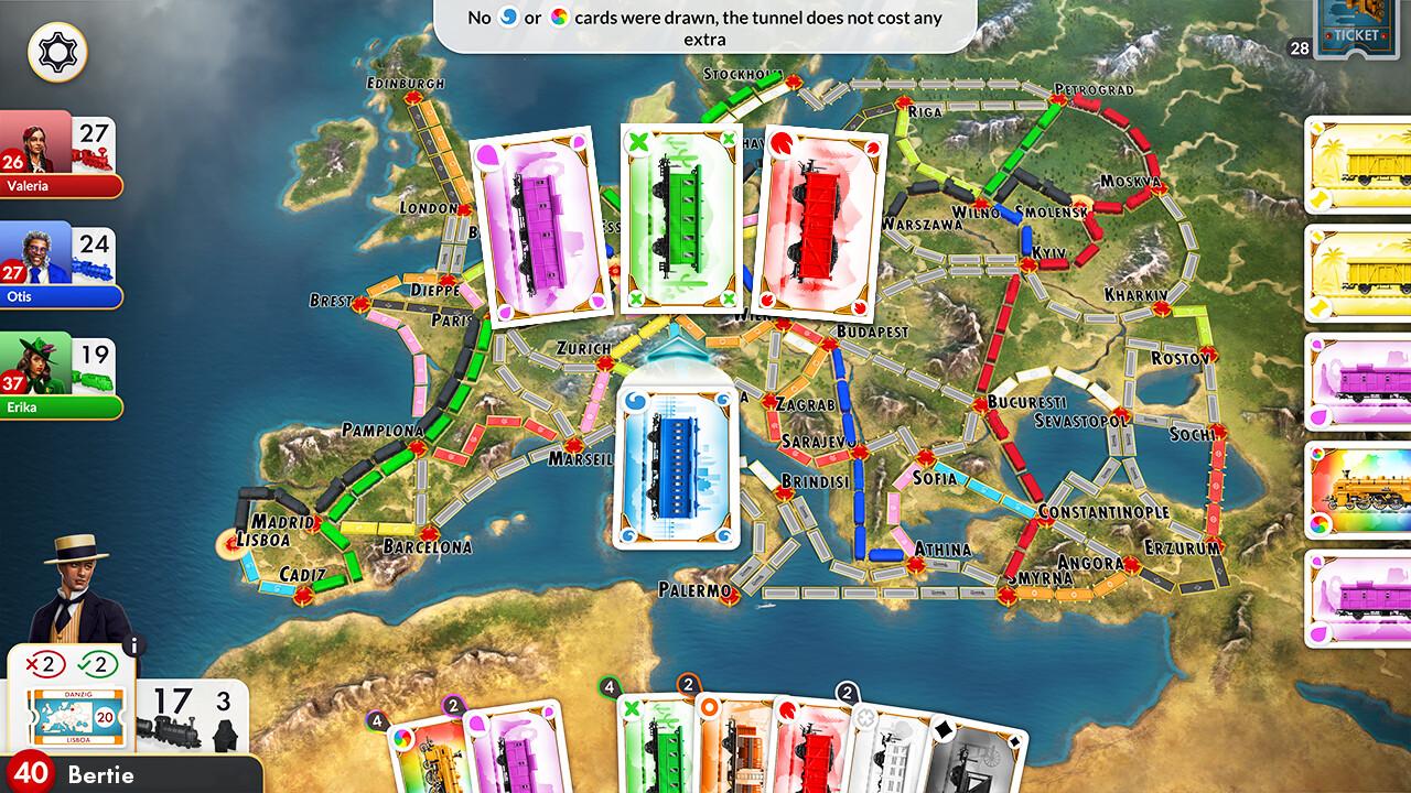 Ticket To Ride - Europe Expansion DLC بي سي ستيم كود رقمي