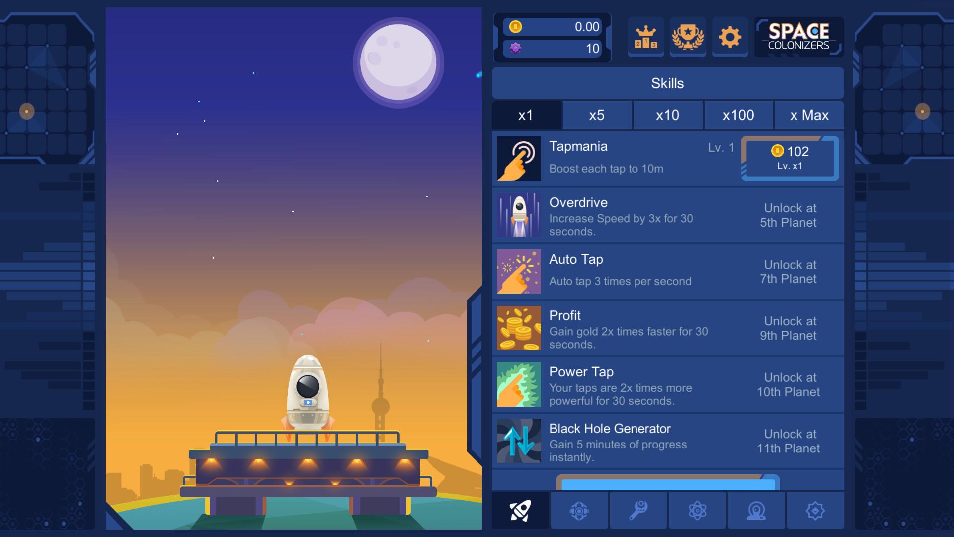 Space Colonizers Idle Clicker ستيم كود رقمي