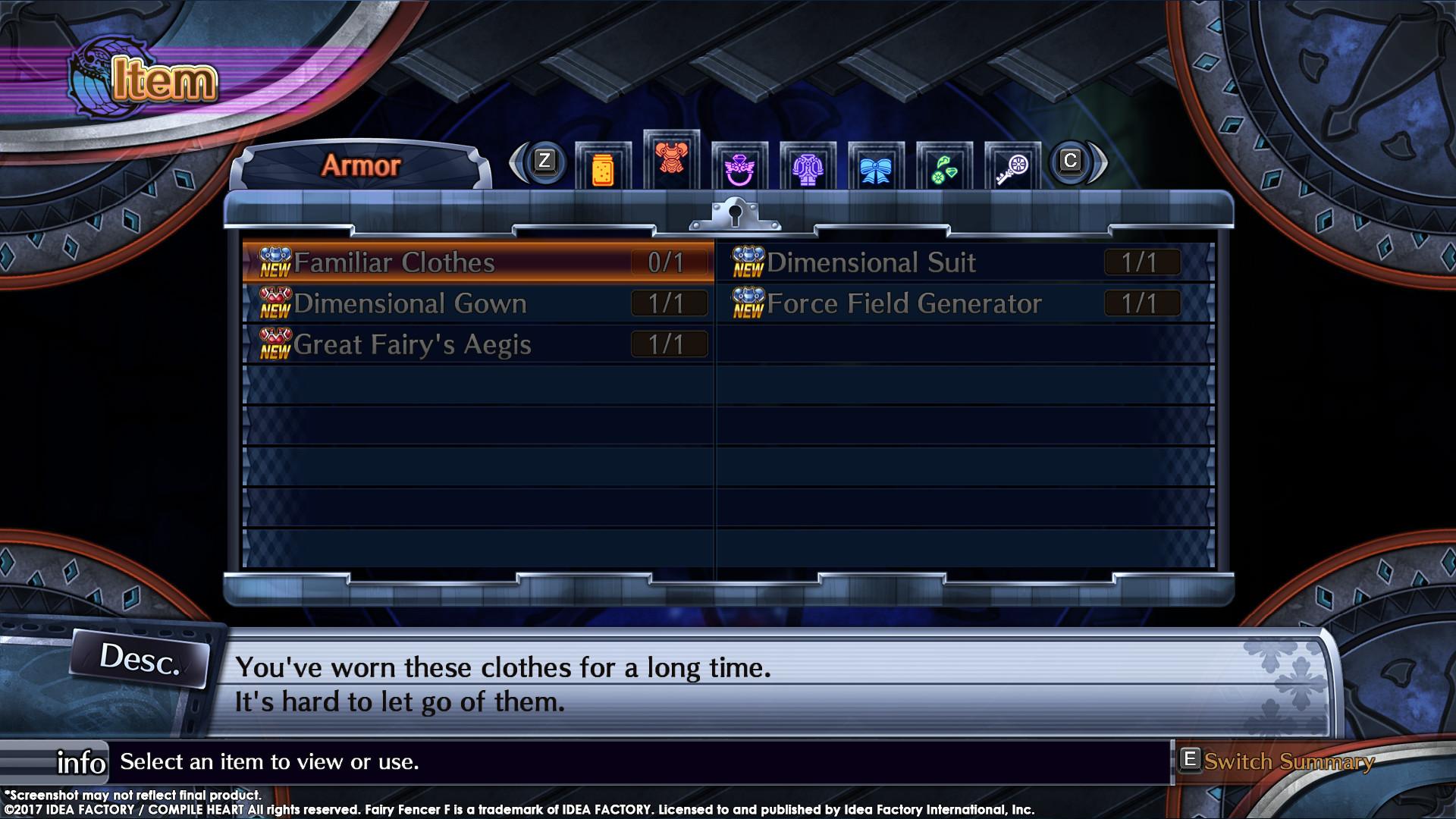 Fairy Fencer F: ADF - اولتمت Fencer Armor Set DLC ستيم كود رقمي