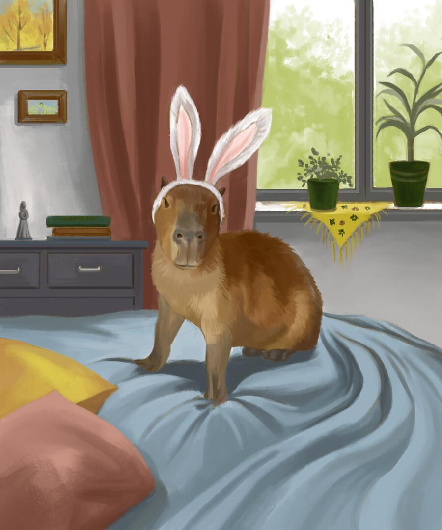 Cute Capybaras - Digital Artbook + Bonus Videos DLC ستيم كود رقمي