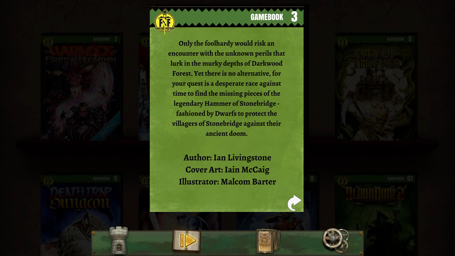 Fighting Fantasy Classics - The Forest Of Doom DLC ستيم كود رقمي