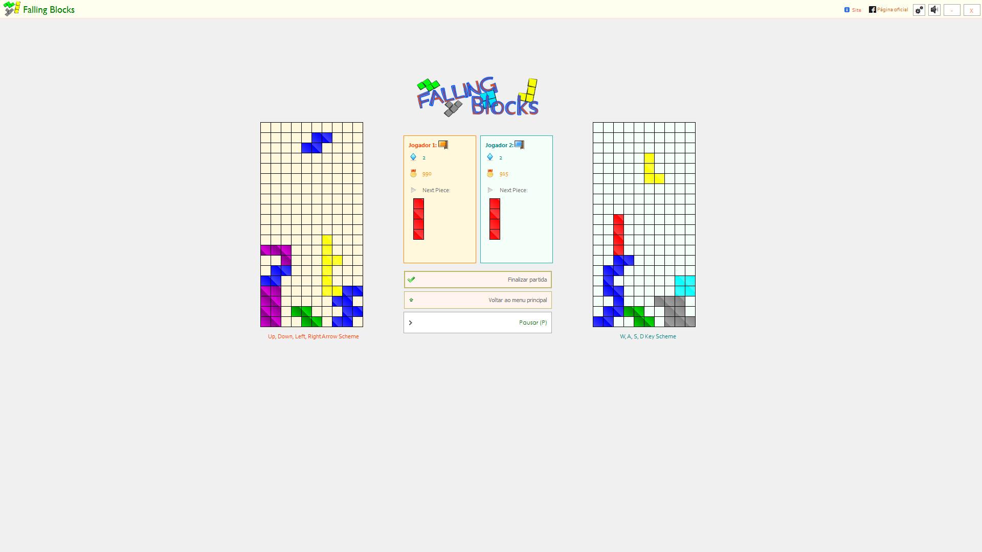 Falling Blocks ستيم كود رقمي